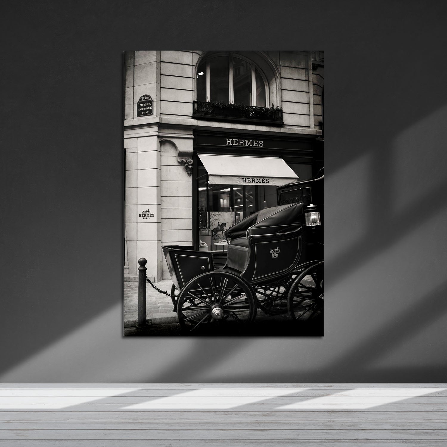 Flex Designs Metal Poster Le Noir Hermes Paris 5 x 7" Home Goods - Designer  Metal Poster