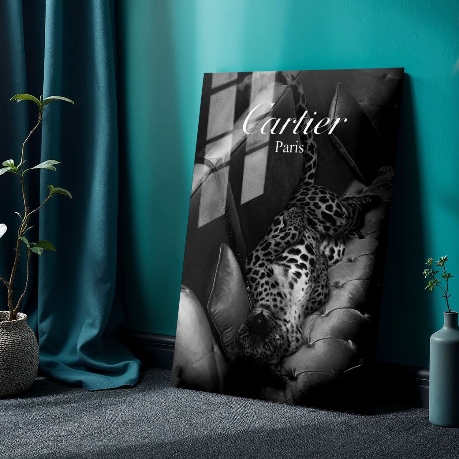 Flex Designs Metal Poster Le Noir Cartier Paris 24 x 36" Home Goods - Designer  Metal Poster