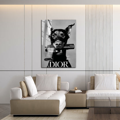 Flex Designs Metal Poster Le Noir Dior Paris 16 x 24" Home Goods - Designer  Metal Poster