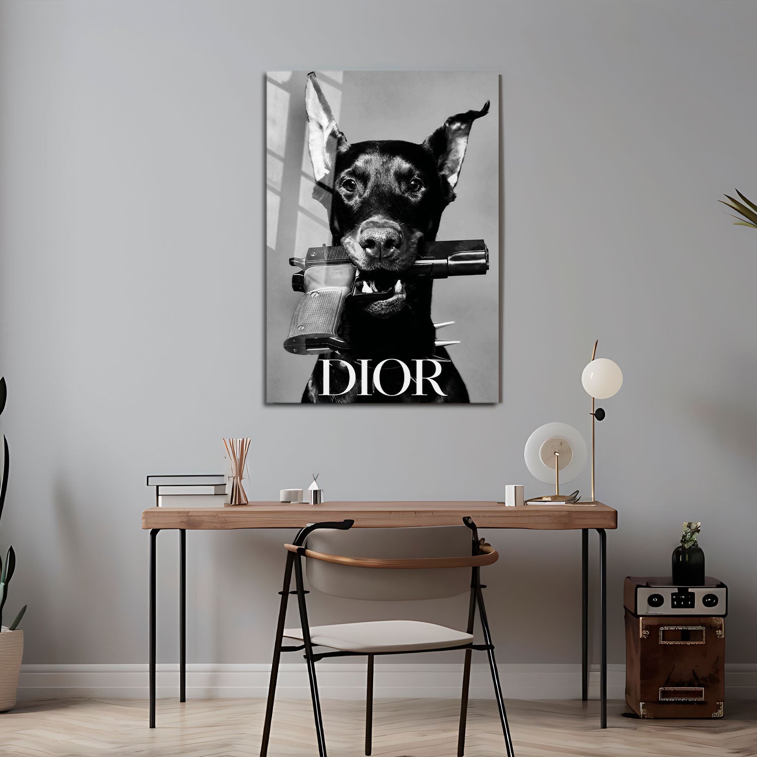 Flex Designs Metal Poster Le Noir Dior Paris 5 x 7" Home Goods - Designer  Metal Poster