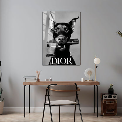 Flex Designs Metal Poster Le Noir Dior Paris 5 x 7" Home Goods - Designer  Metal Poster