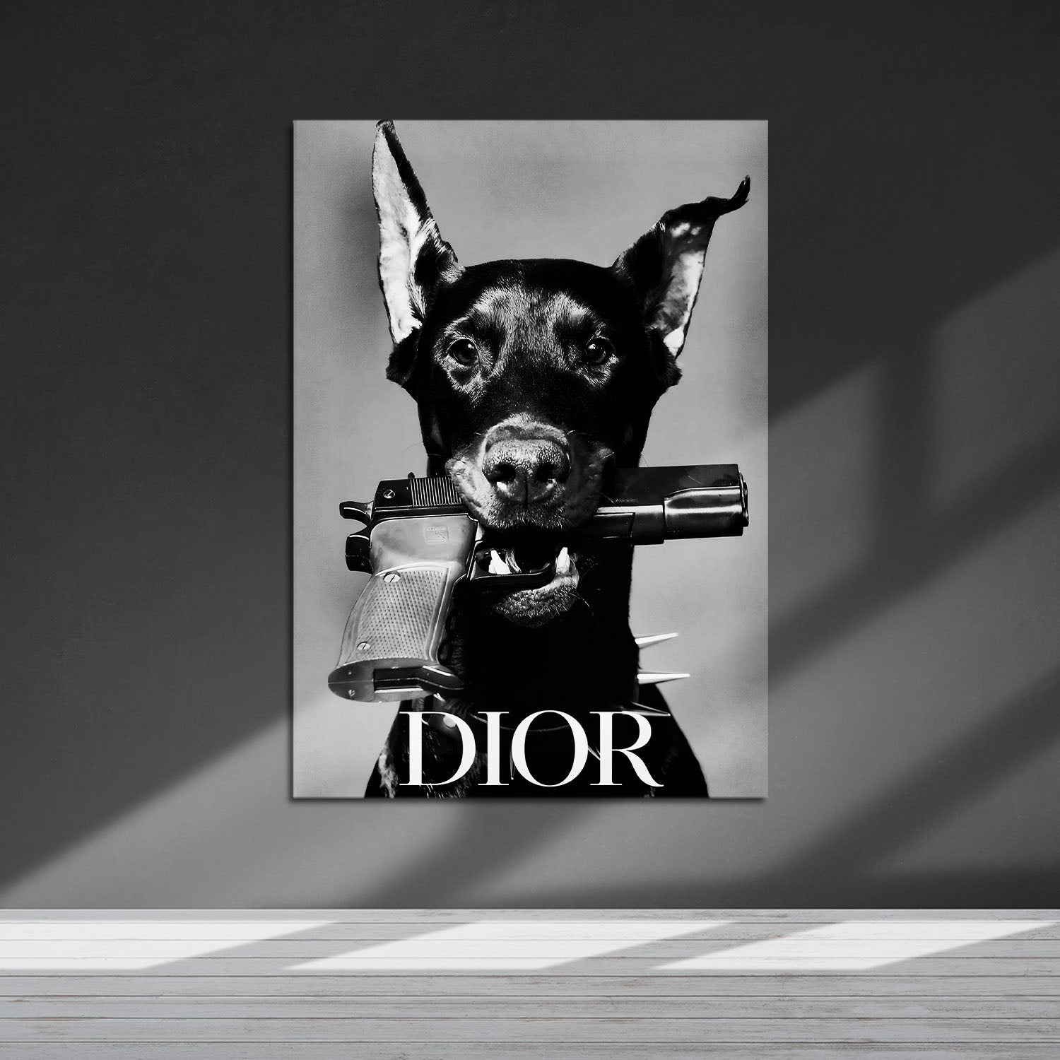 Flex Designs Metal Poster Le Noir Dior Paris 5 x 7" Home Goods - Designer  Metal Poster