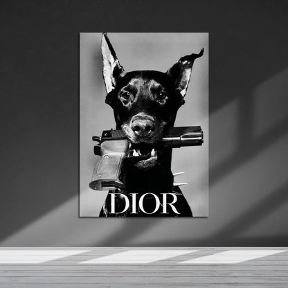 Flex Designs Metal Poster Le Noir Dior Paris 5 x 7" Home Goods - Designer  Metal Poster
