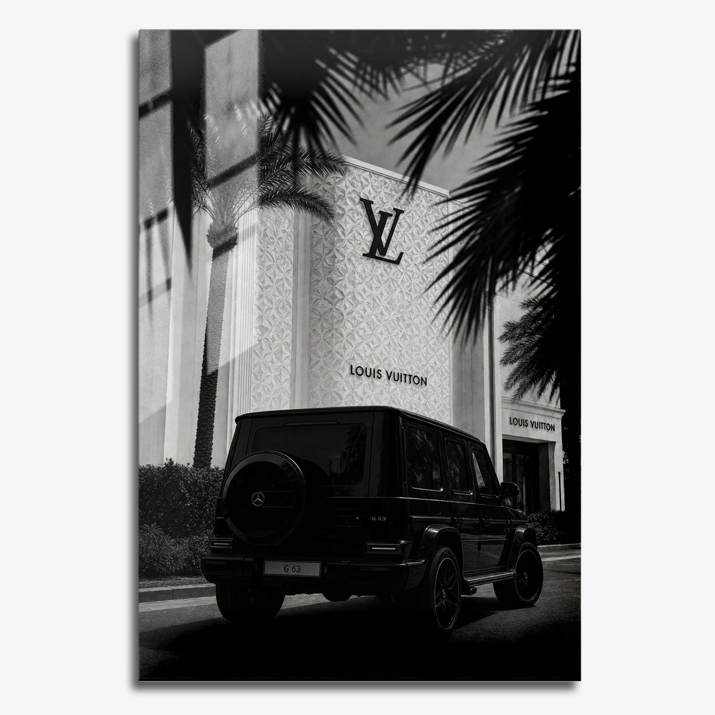Flex Designs Metal Poster Noir Louis G-Wagon 11 x 17" Home Goods - Designer  Metal Poster