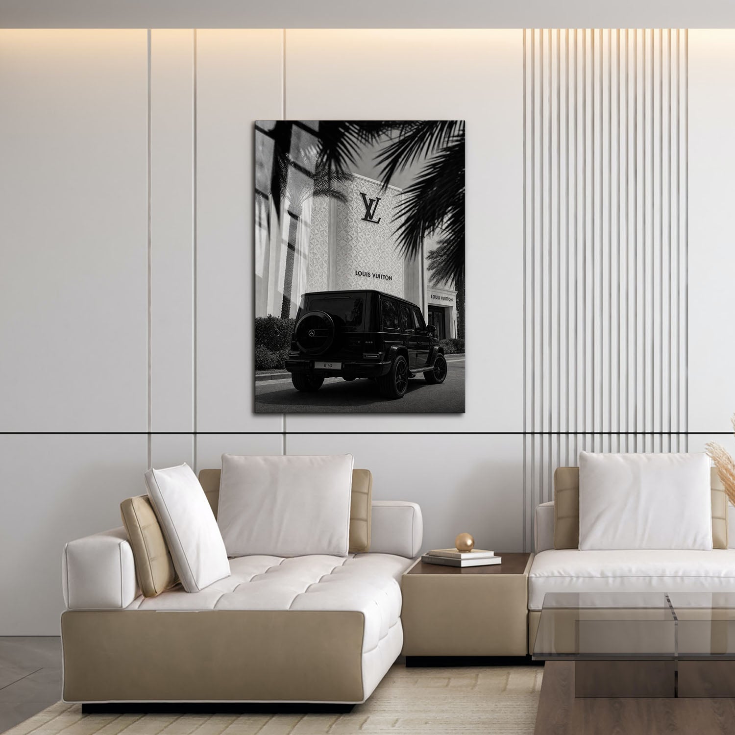 Flex Designs Metal Poster Noir Louis G-Wagon 16 x 24" Home Goods - Designer  Metal Poster
