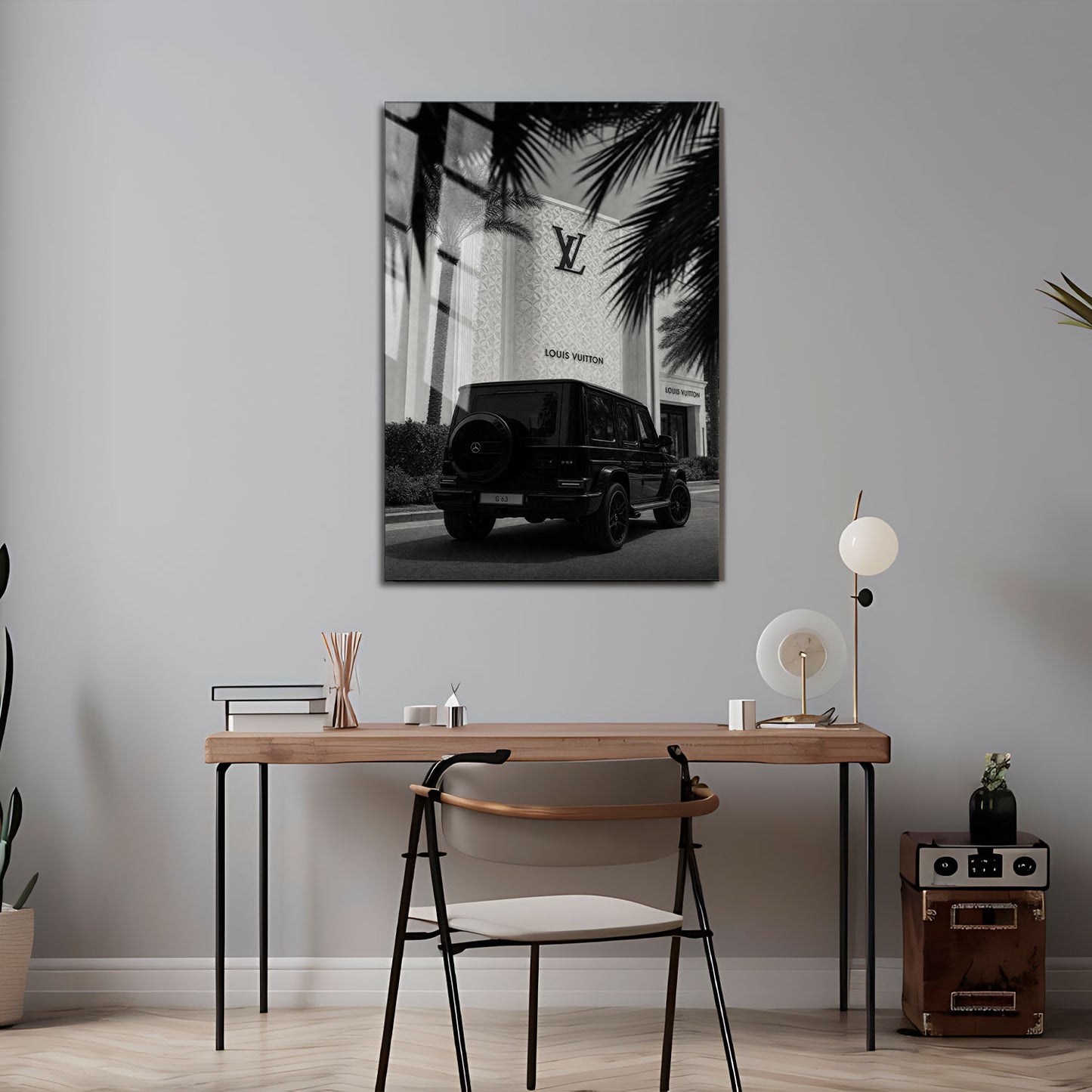 Flex Designs Metal Poster Noir Louis G-Wagon 5 x 7" Home Goods - Designer  Metal Poster