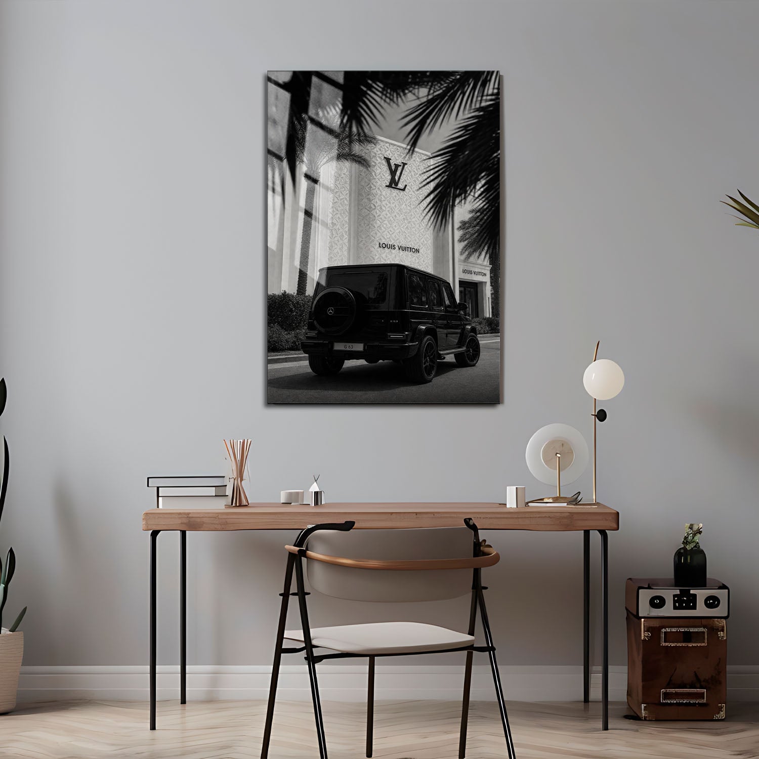 Flex Designs Metal Poster Noir Louis G-Wagon 5 x 7" Home Goods - Designer  Metal Poster