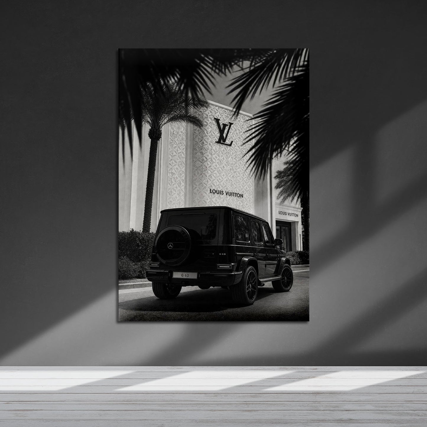 Flex Designs Metal Poster Noir Louis G-Wagon 5 x 7" Home Goods - Designer  Metal Poster