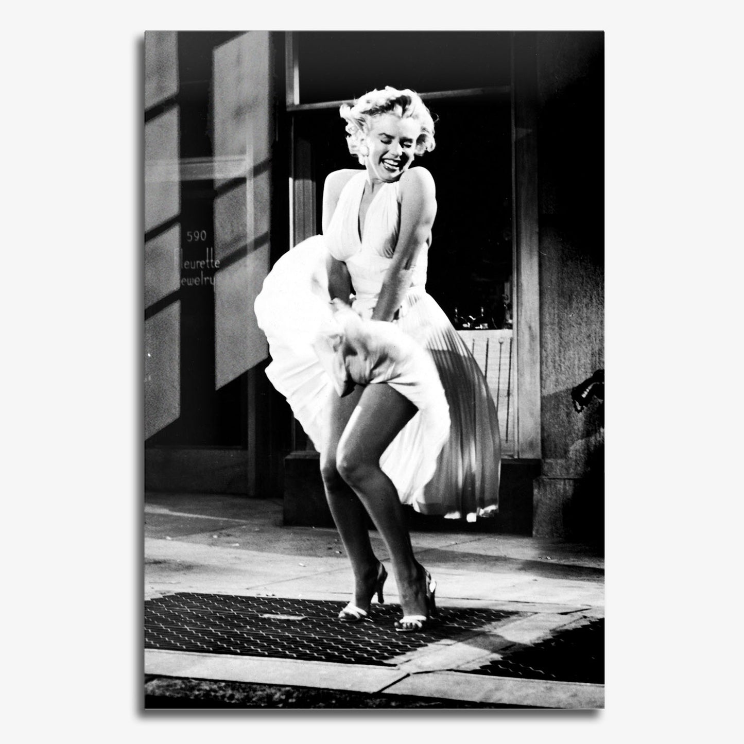Flex Designs Metal Poster The Seven Year Itch Marilyn Monroe 11 x 17" Home Goods - Designer  Metal Poster