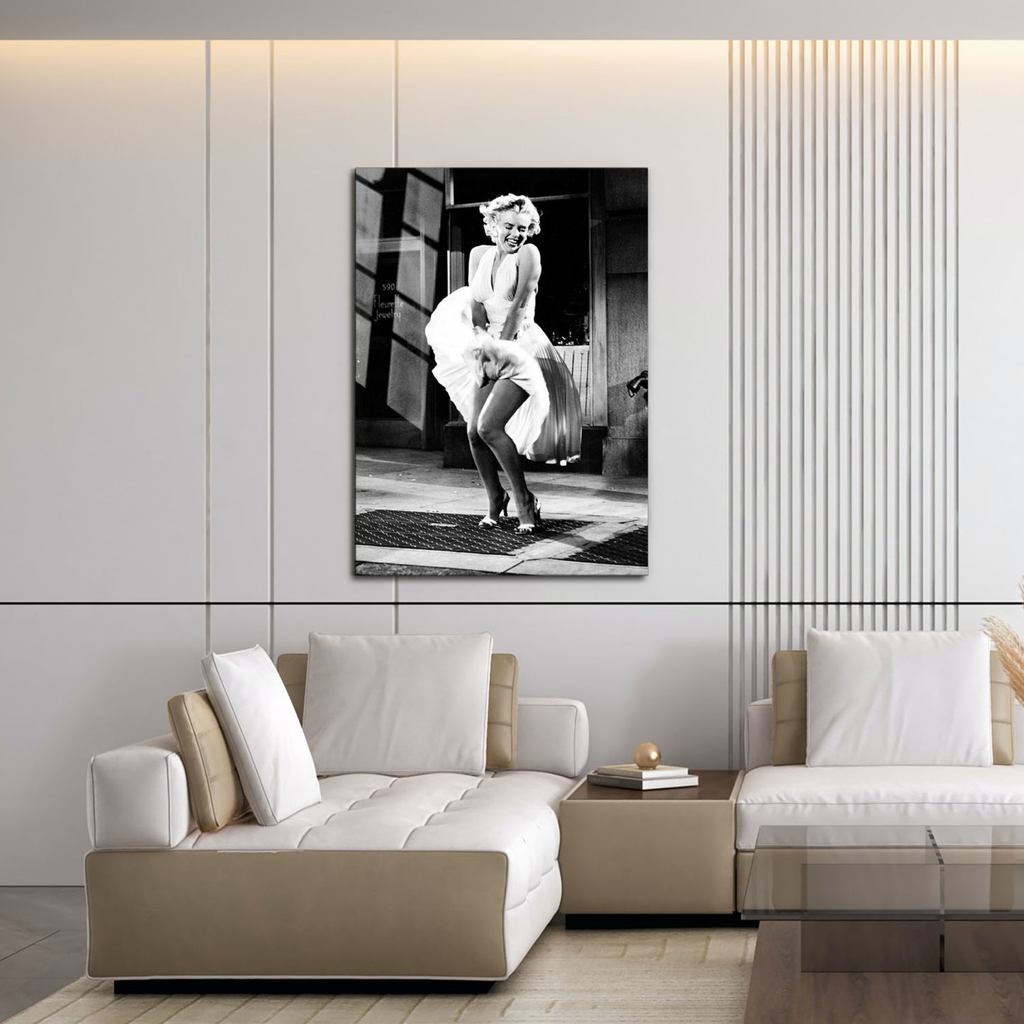 Flex Designs Metal Poster The Seven Year Itch Marilyn Monroe 16 x 24" Home Goods - Designer  Metal Poster