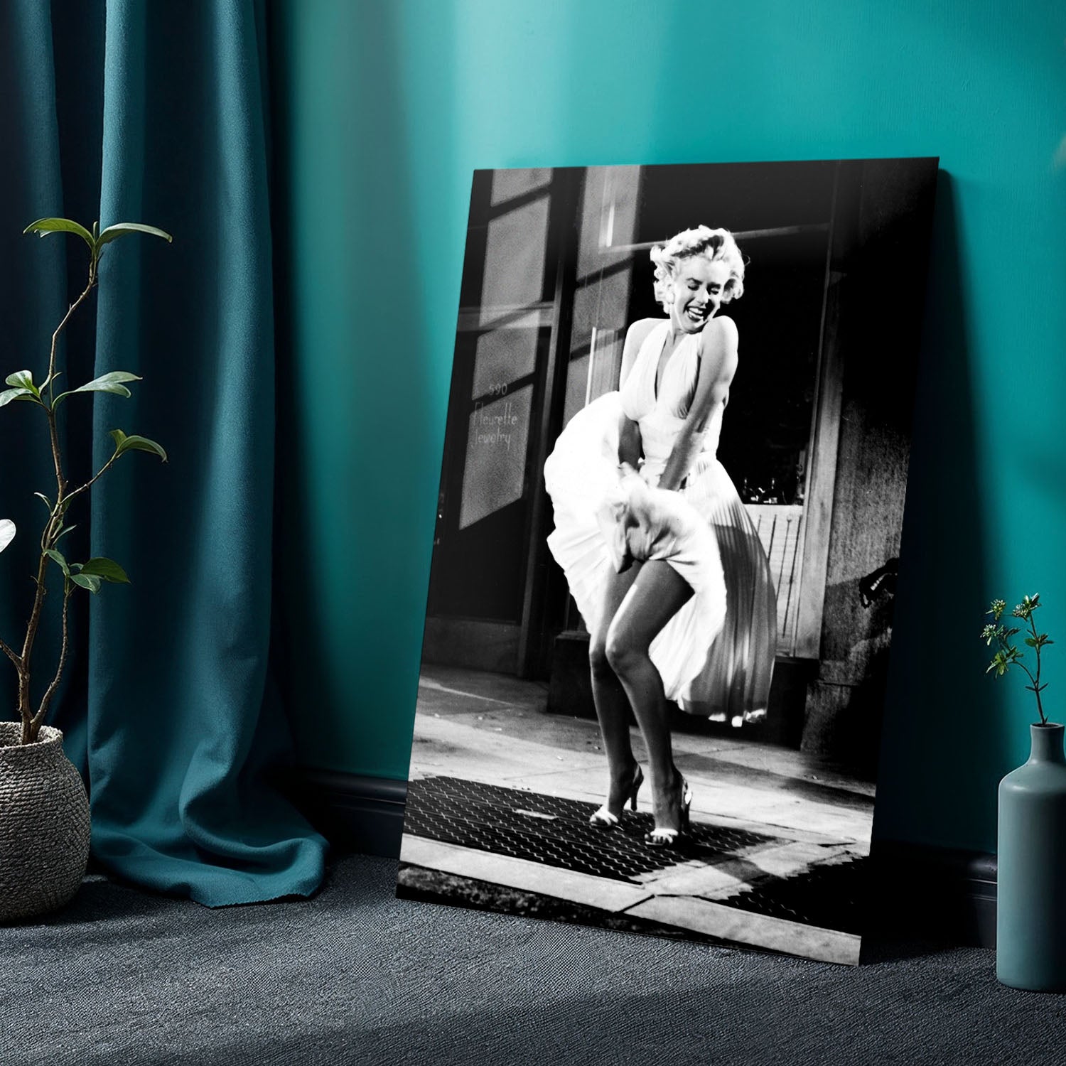 Flex Designs Metal Poster The Seven Year Itch Marilyn Monroe 24 x 36" Home Goods - Designer  Metal Poster