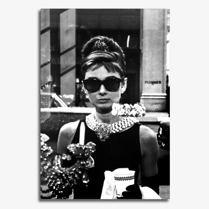 Flex Designs Metal Poster Breakfast at Tiffanys 11 x 17" Home Goods - Designer  Metal Poster