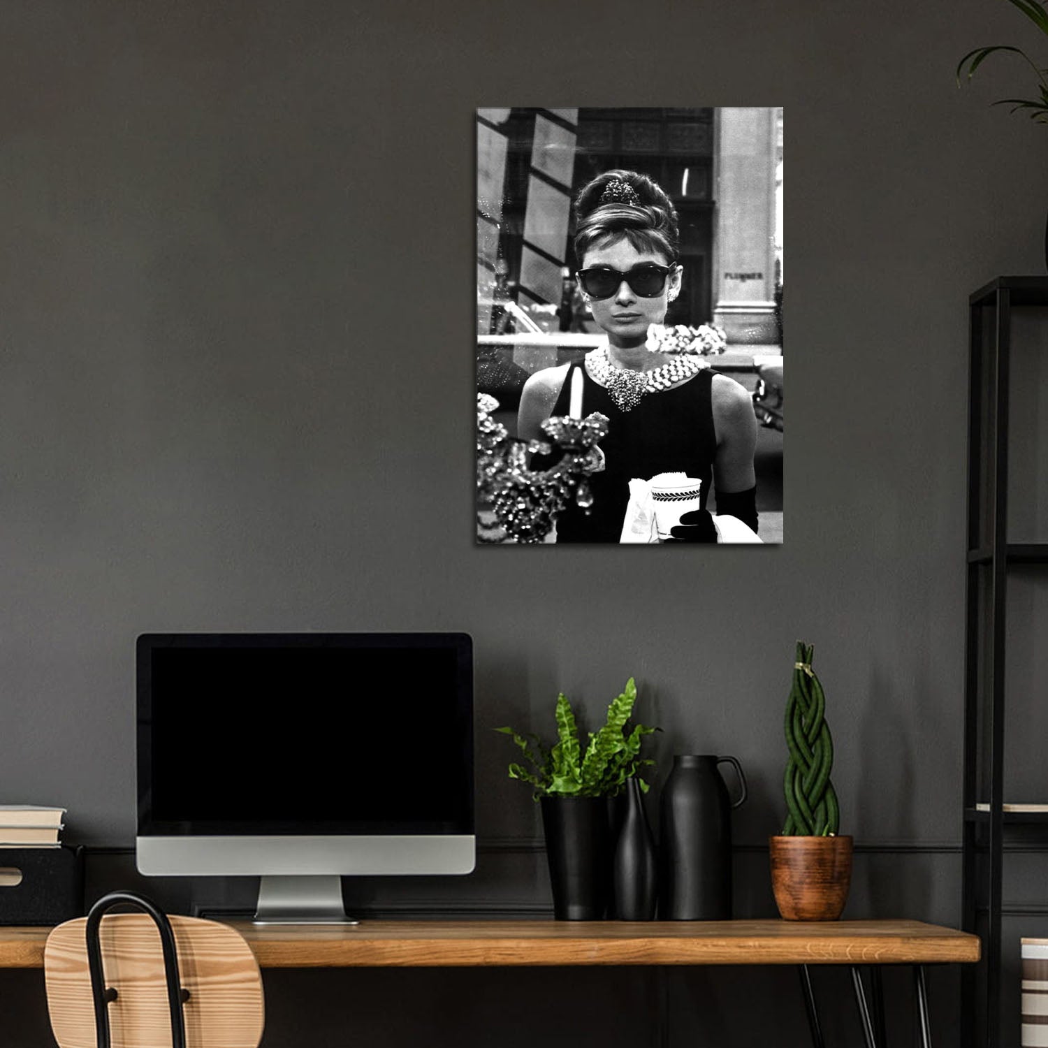 Flex Designs Metal Poster Breakfast at Tiffanys 24 x 36" Home Goods - Designer  Metal Poster