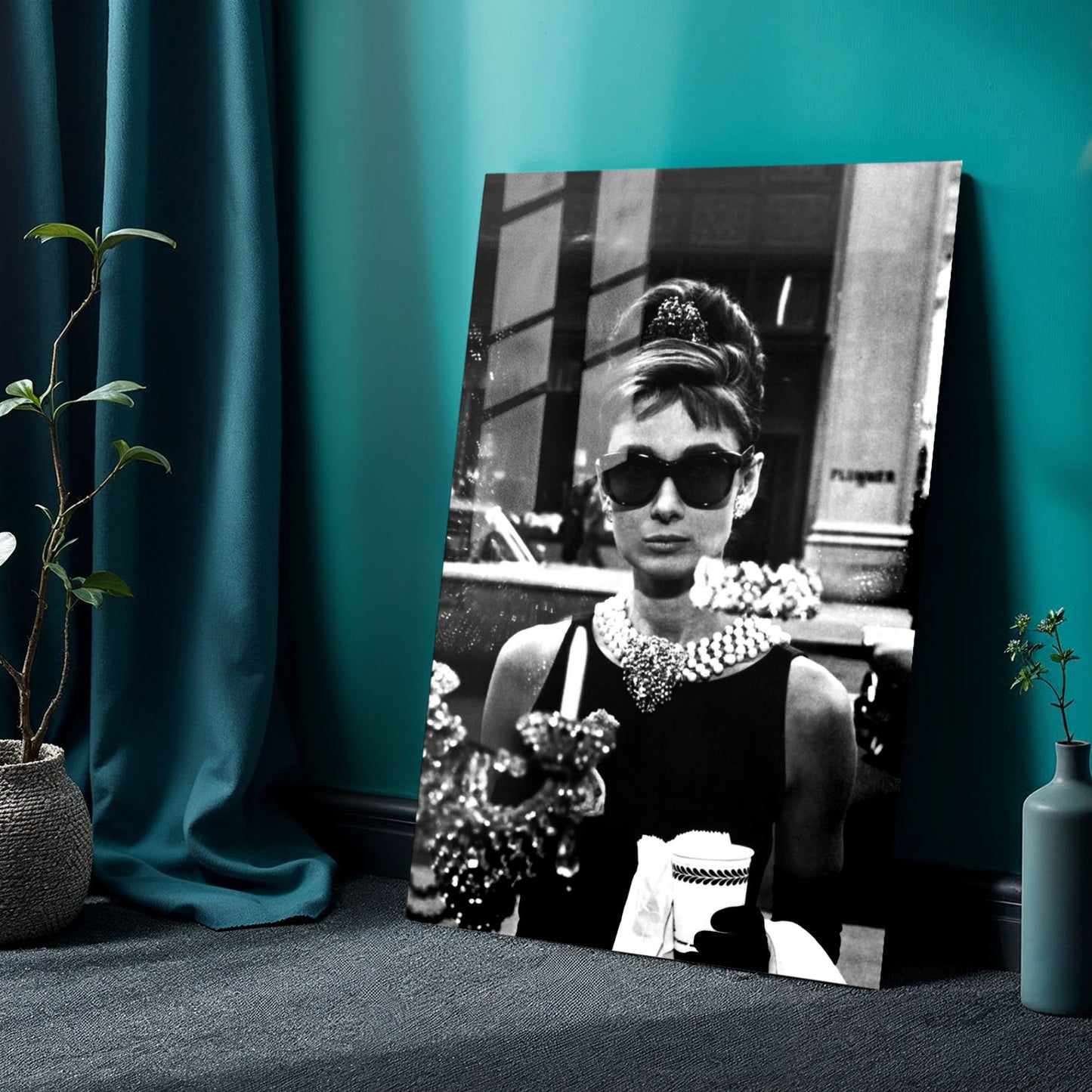 Flex Designs Metal Poster Breakfast at Tiffanys 24 x 36" Home Goods - Designer  Metal Poster