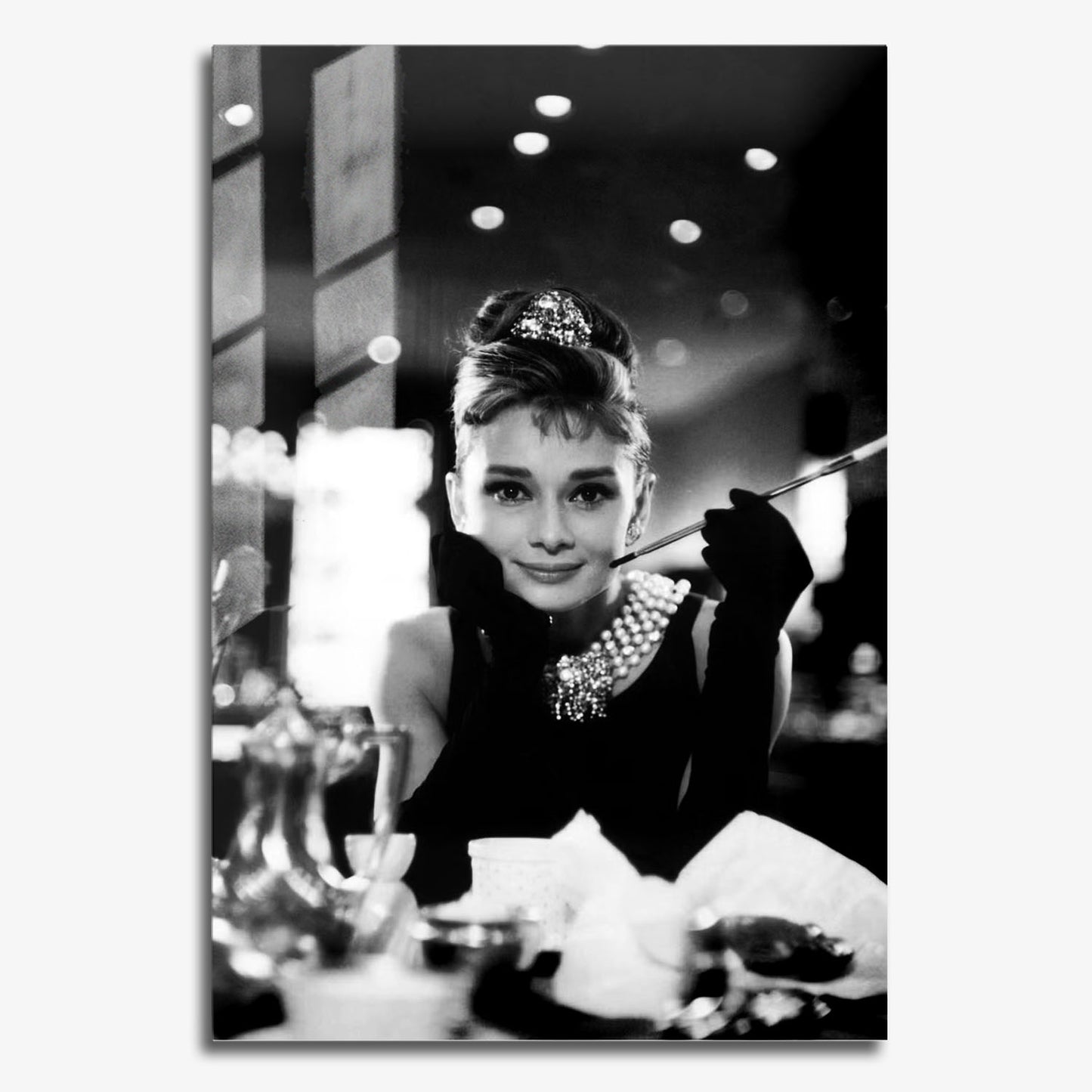 Flex Designs Metal Poster Audrey Hepburn 11 x 17" Home Goods - Designer  Metal Poster