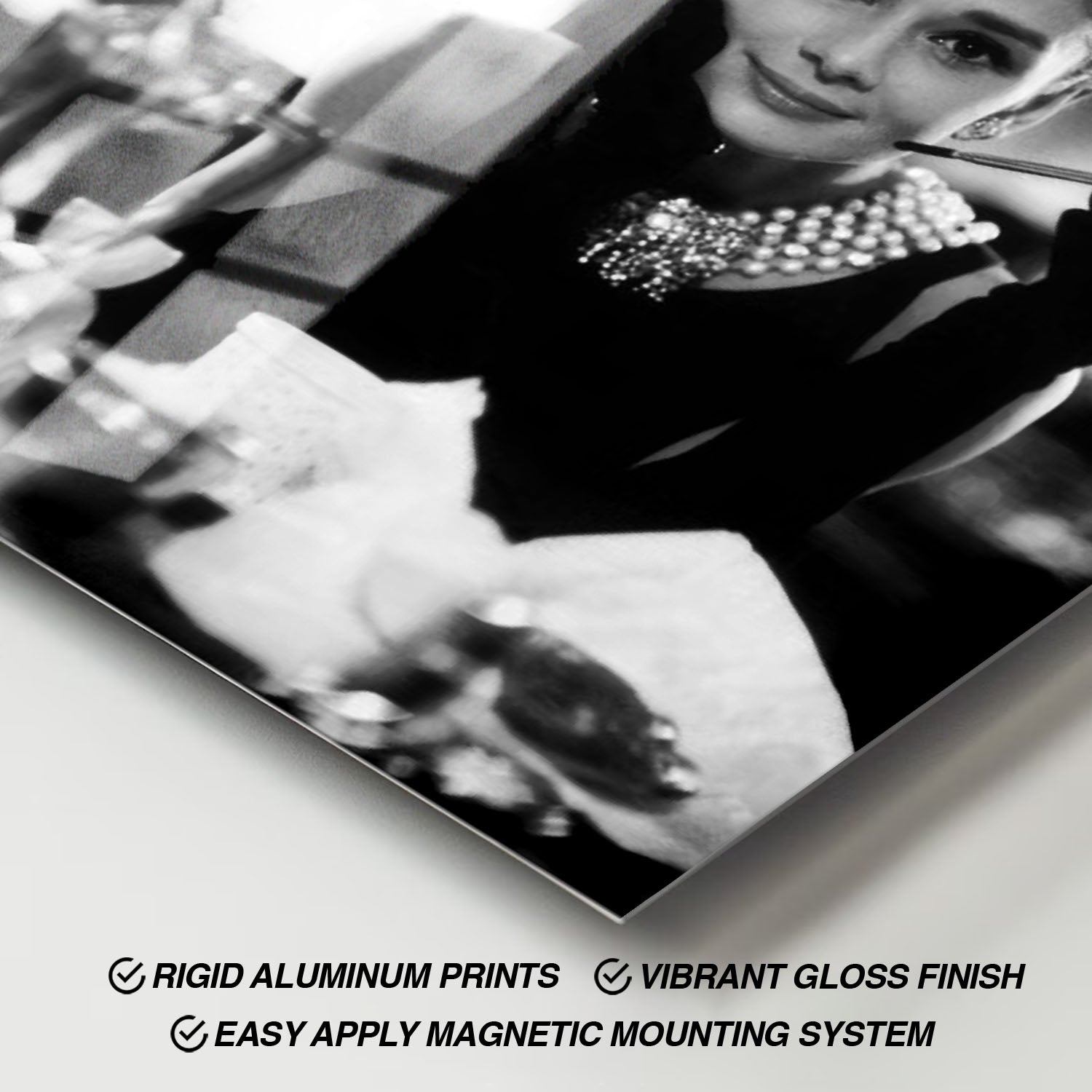 Flex Designs Metal Poster Audrey Hepburn 11 x 17" Home Goods - Designer  Metal Poster