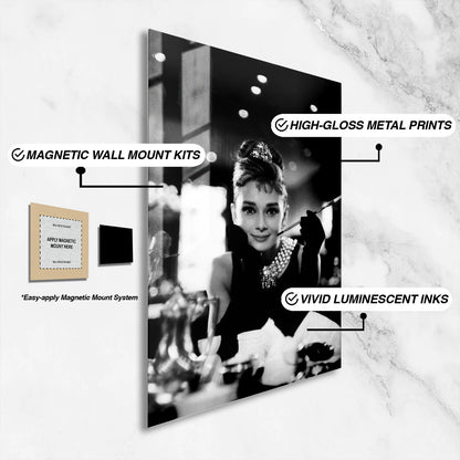 Flex Designs Metal Poster Audrey Hepburn 16 x 24" Home Goods - Designer  Metal Poster