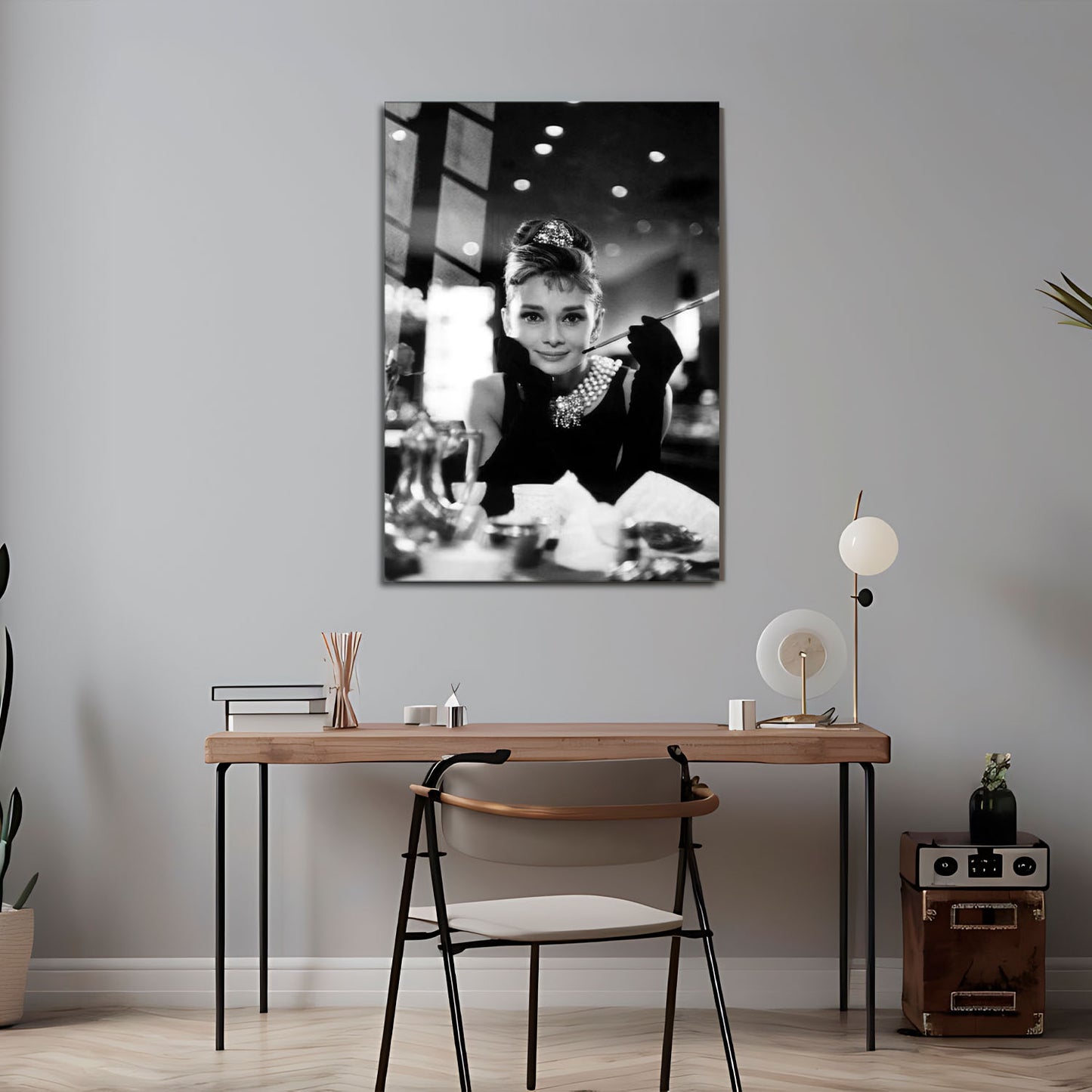Flex Designs Metal Poster Audrey Hepburn 5 x 7" Home Goods - Designer  Metal Poster