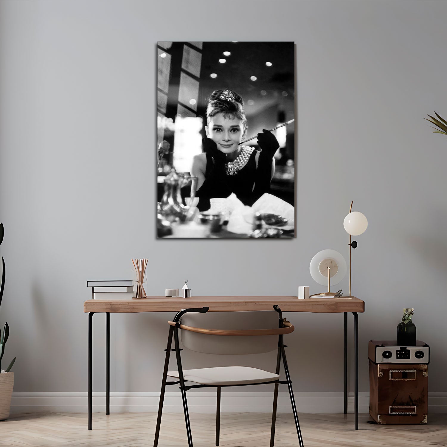 Flex Designs Metal Poster Audrey Hepburn 5 x 7" Home Goods - Designer  Metal Poster