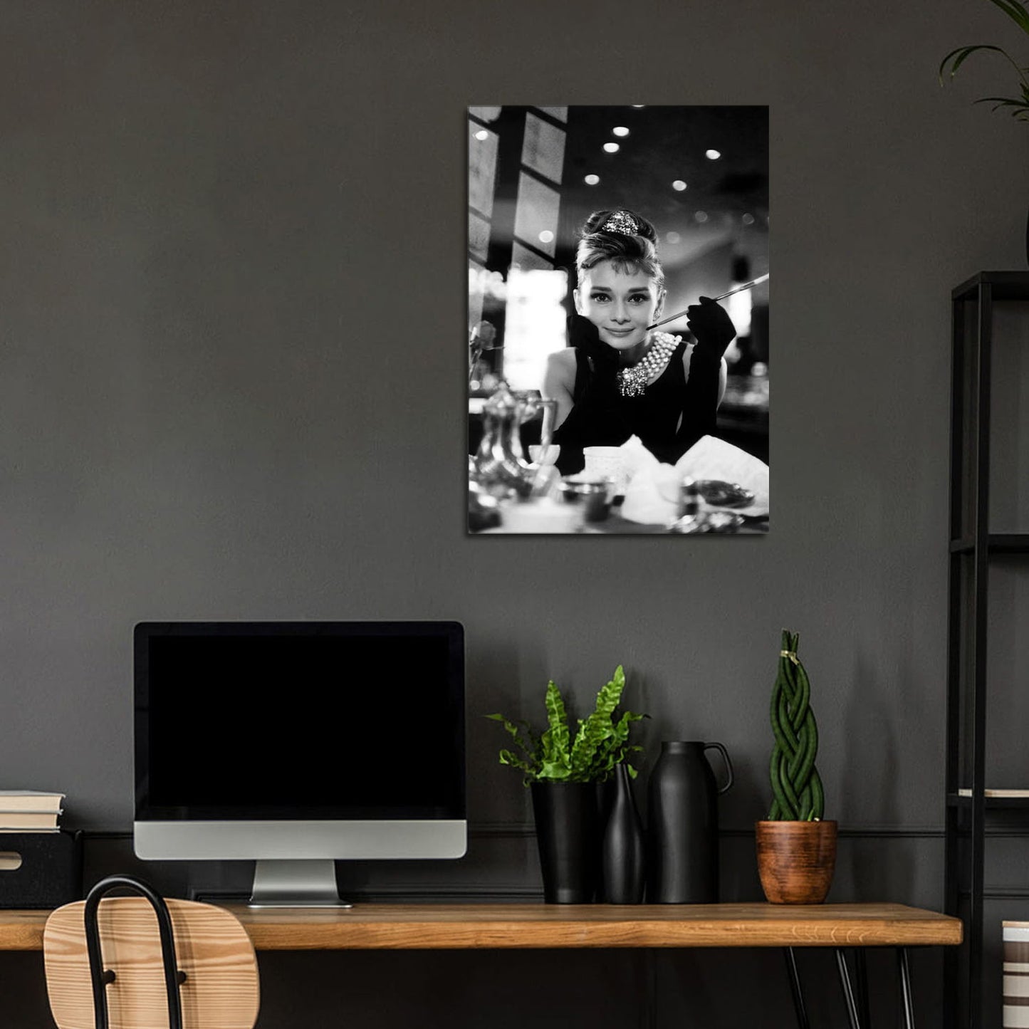 Flex Designs Metal Poster Audrey Hepburn 24 x 36" Home Goods - Designer  Metal Poster