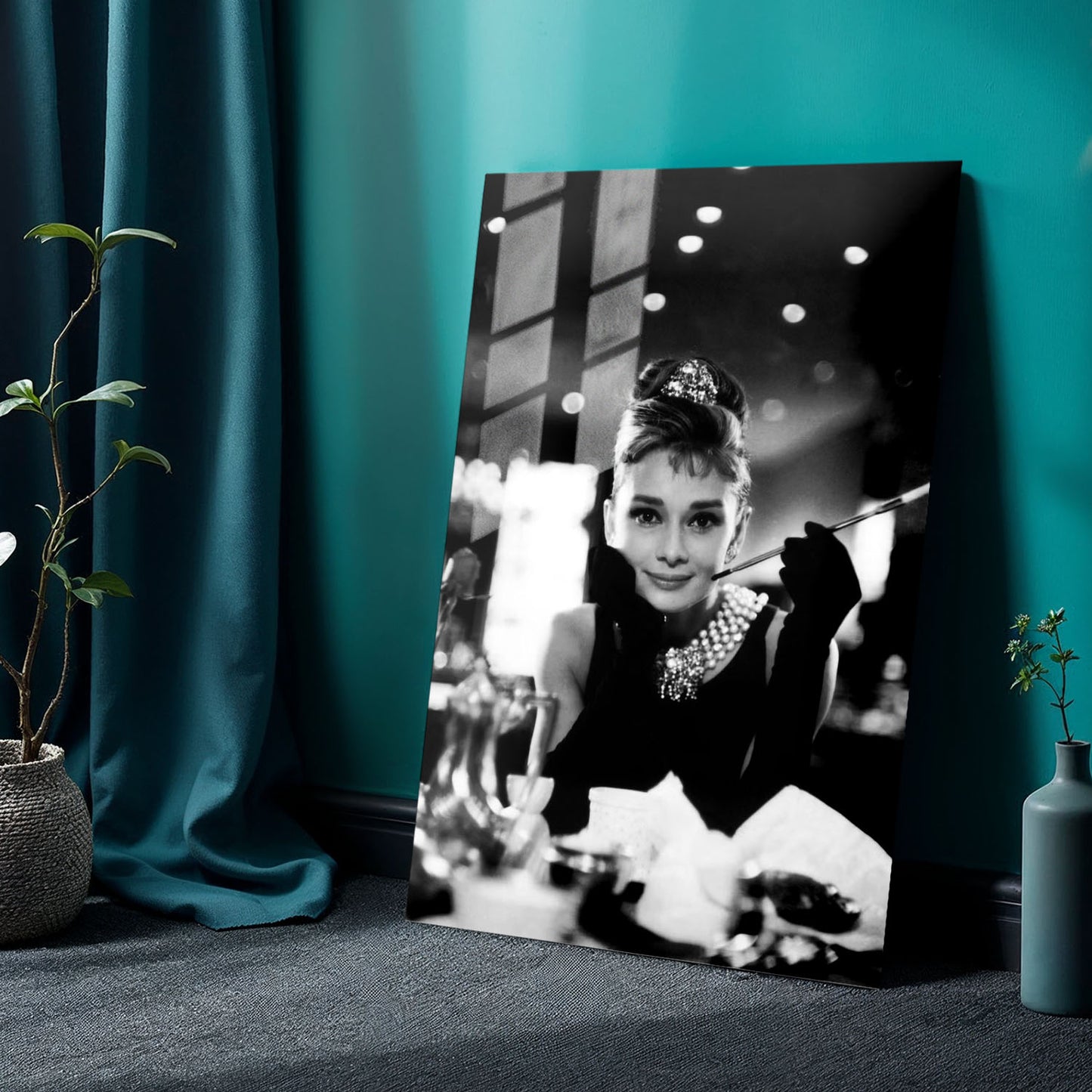Flex Designs Metal Poster Audrey Hepburn 24 x 36" Home Goods - Designer  Metal Poster
