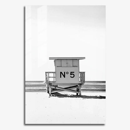Flex Designs Metal Poster Chanel Beach Day 11 x 17" Home Goods - Designer  Metal Poster