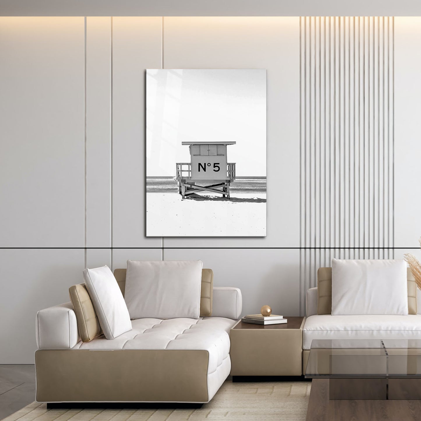 Flex Designs Metal Poster Chanel Beach Day 16 x 24" Home Goods - Designer  Metal Poster