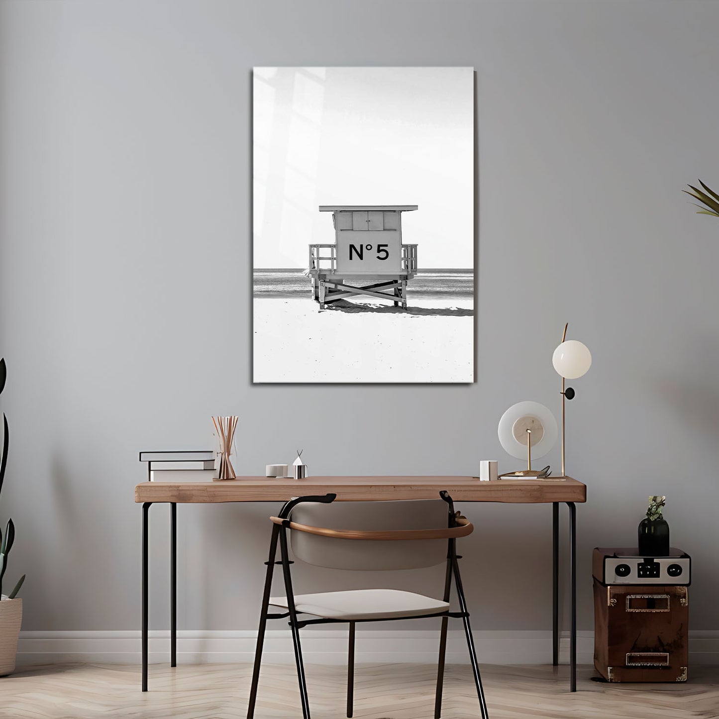 Flex Designs Metal Poster Chanel Beach Day 5 x 7" Home Goods - Designer  Metal Poster