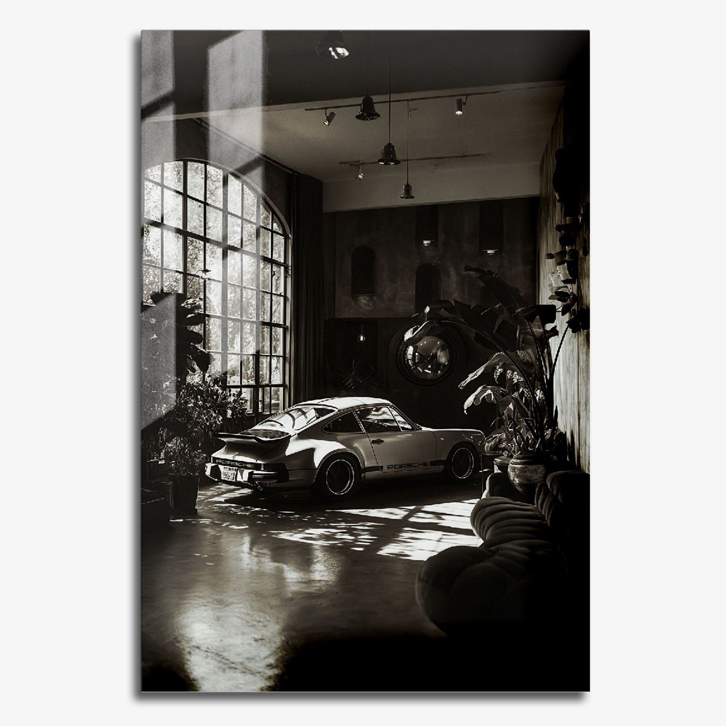 Flex Designs Metal Poster Vintage Porsche 11 x 17" Home Goods - Sports  Metal Poster