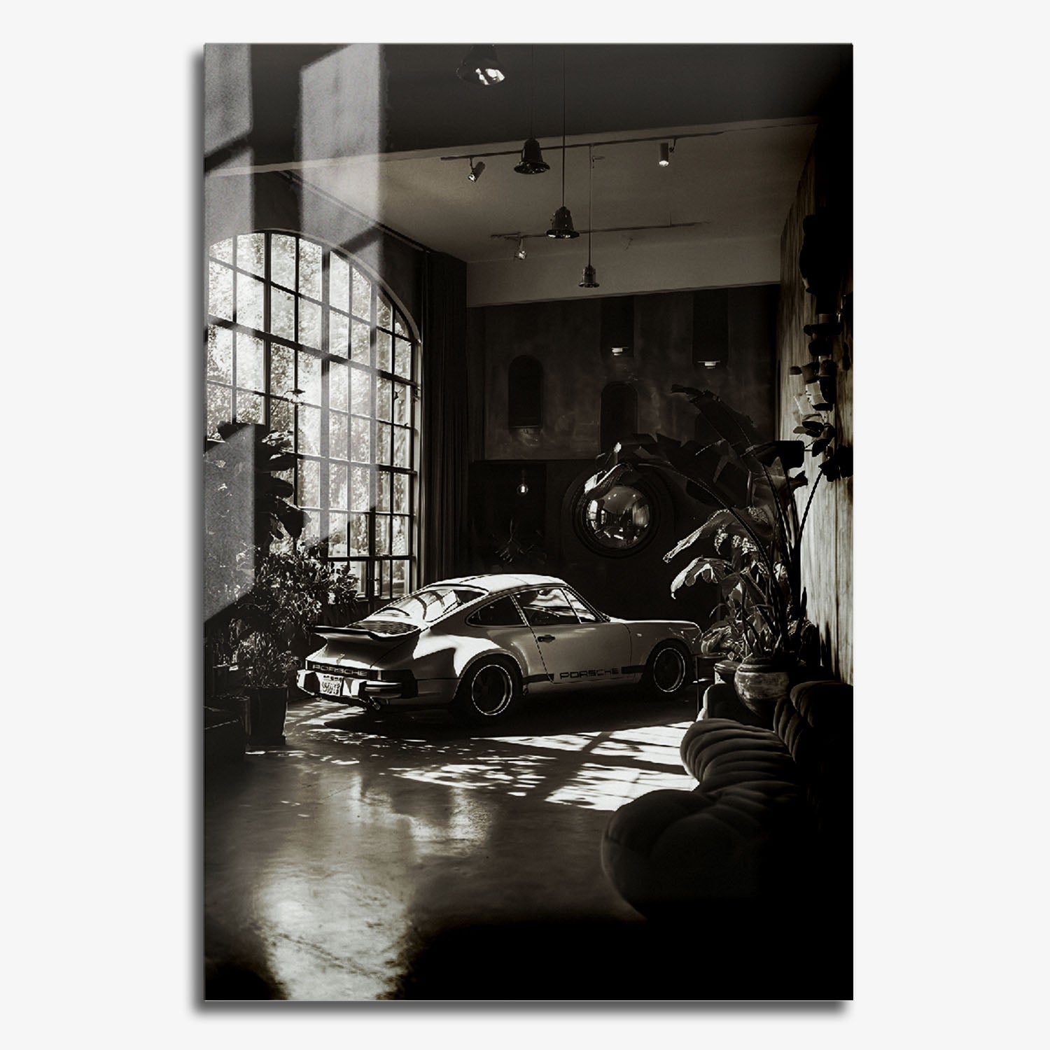 Flex Designs Metal Poster Vintage Porsche 11 x 17" Home Goods - Sports  Metal Poster