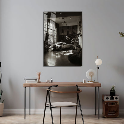 Flex Designs Metal Poster Vintage Porsche 5 x 7" Home Goods - Sports  Metal Poster
