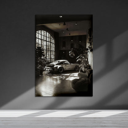 Flex Designs Metal Poster Vintage Porsche 5 x 7" Home Goods - Sports  Metal Poster