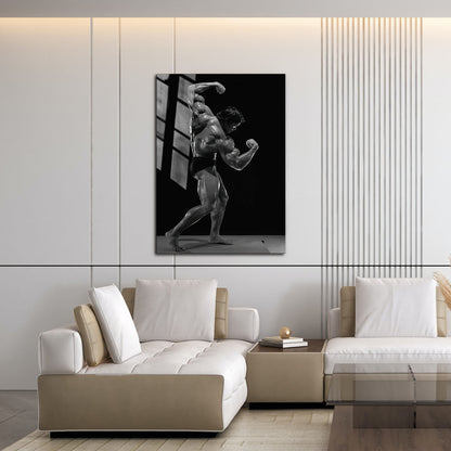Flex Designs Metal Poster Mr Olympia Arnold 16 x 24" Home Goods - Sports  Metal Poster