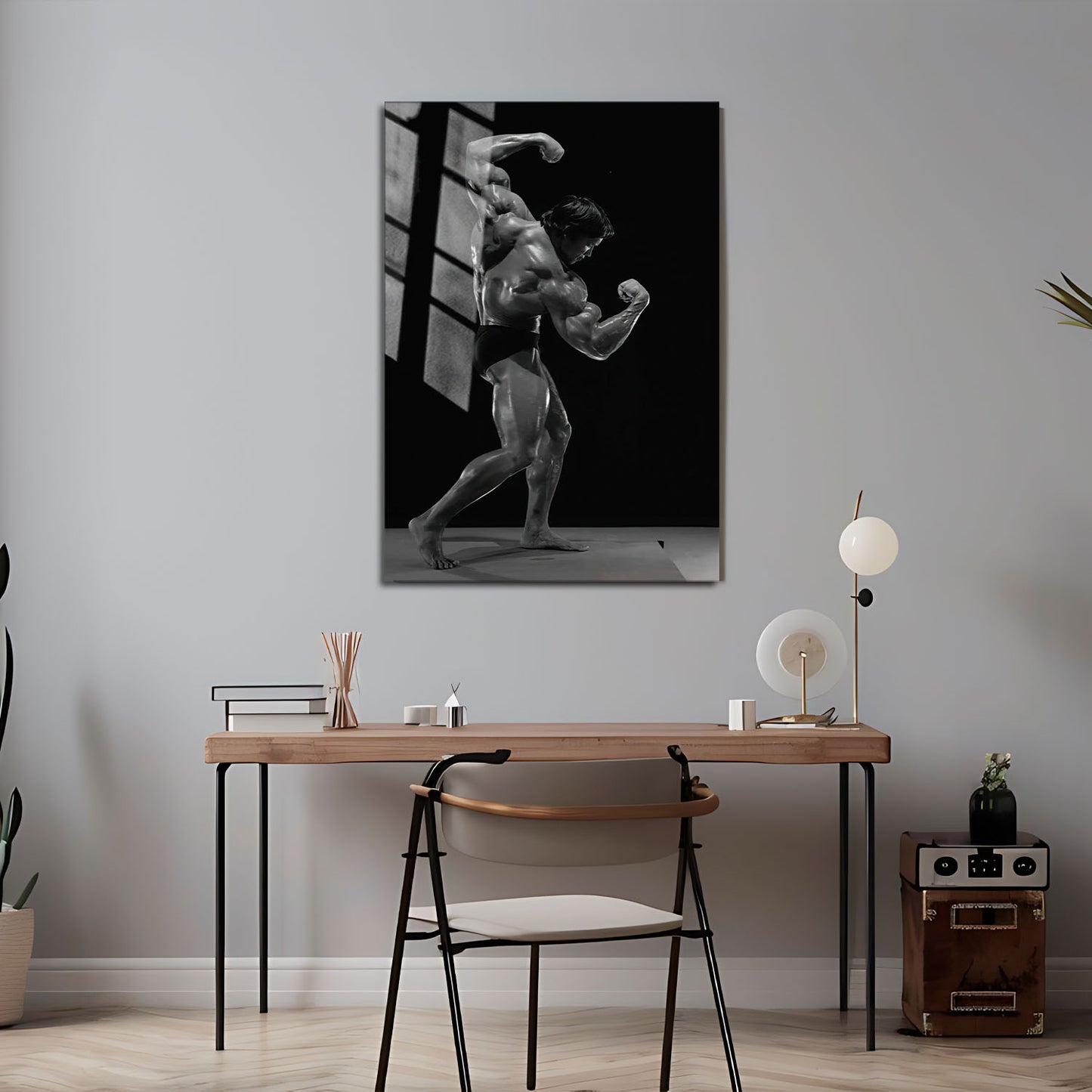 Flex Designs Metal Poster Mr Olympia Arnold 5 x 7" Home Goods - Sports  Metal Poster