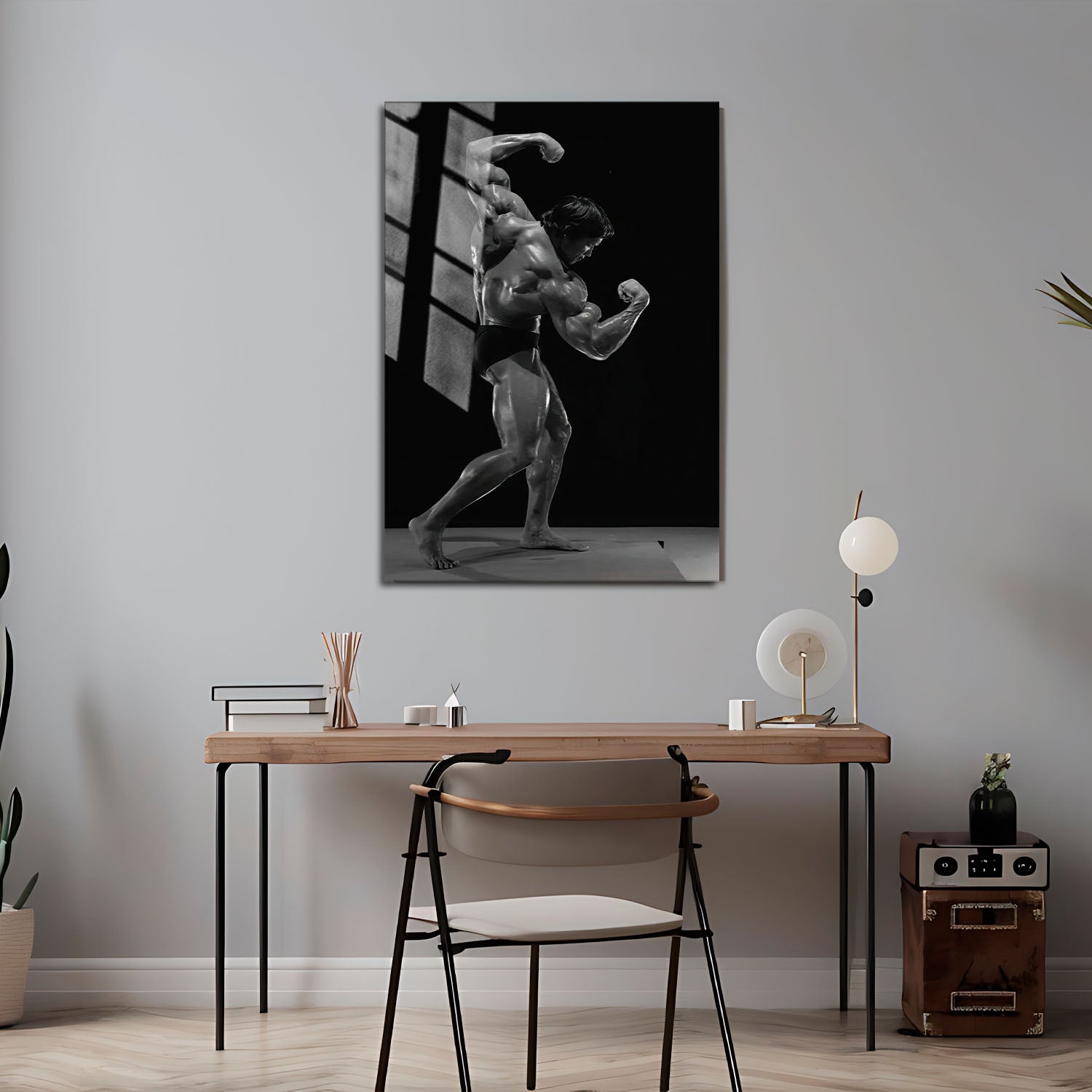 Flex Designs Metal Poster Mr Olympia Arnold 5 x 7" Home Goods - Sports  Metal Poster