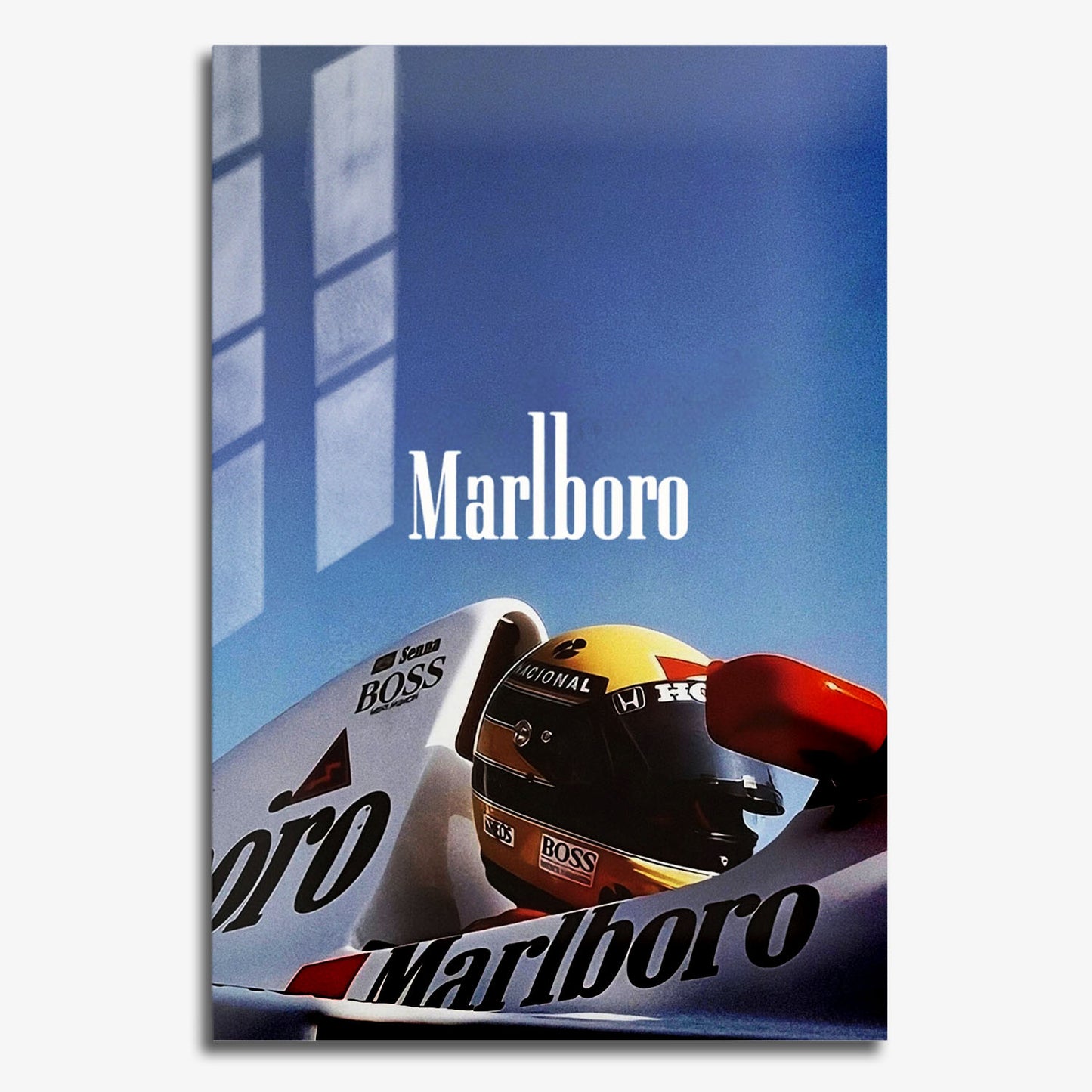 Flex Designs Metal Poster Classic Marlboro F1 11 x 17" Home Goods - Sports  Metal Poster
