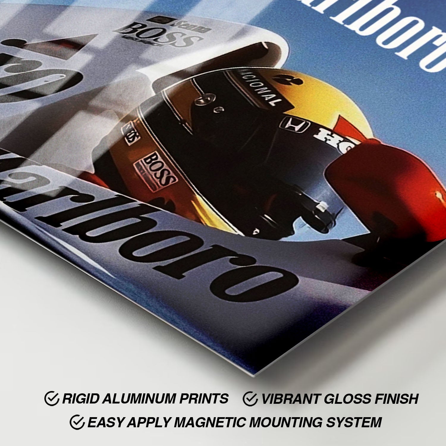 Flex Designs Metal Poster Classic Marlboro F1 11 x 17" Home Goods - Sports  Metal Poster