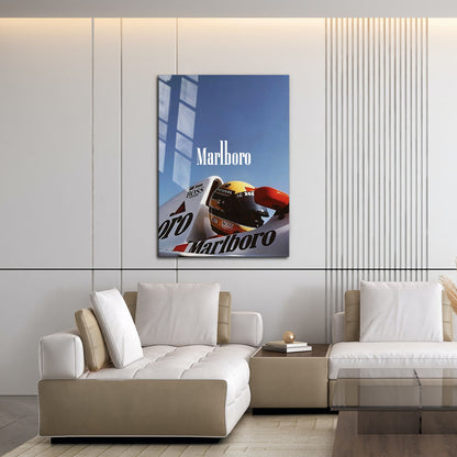 Flex Designs Metal Poster Classic Marlboro F1 16 x 24" Home Goods - Sports  Metal Poster
