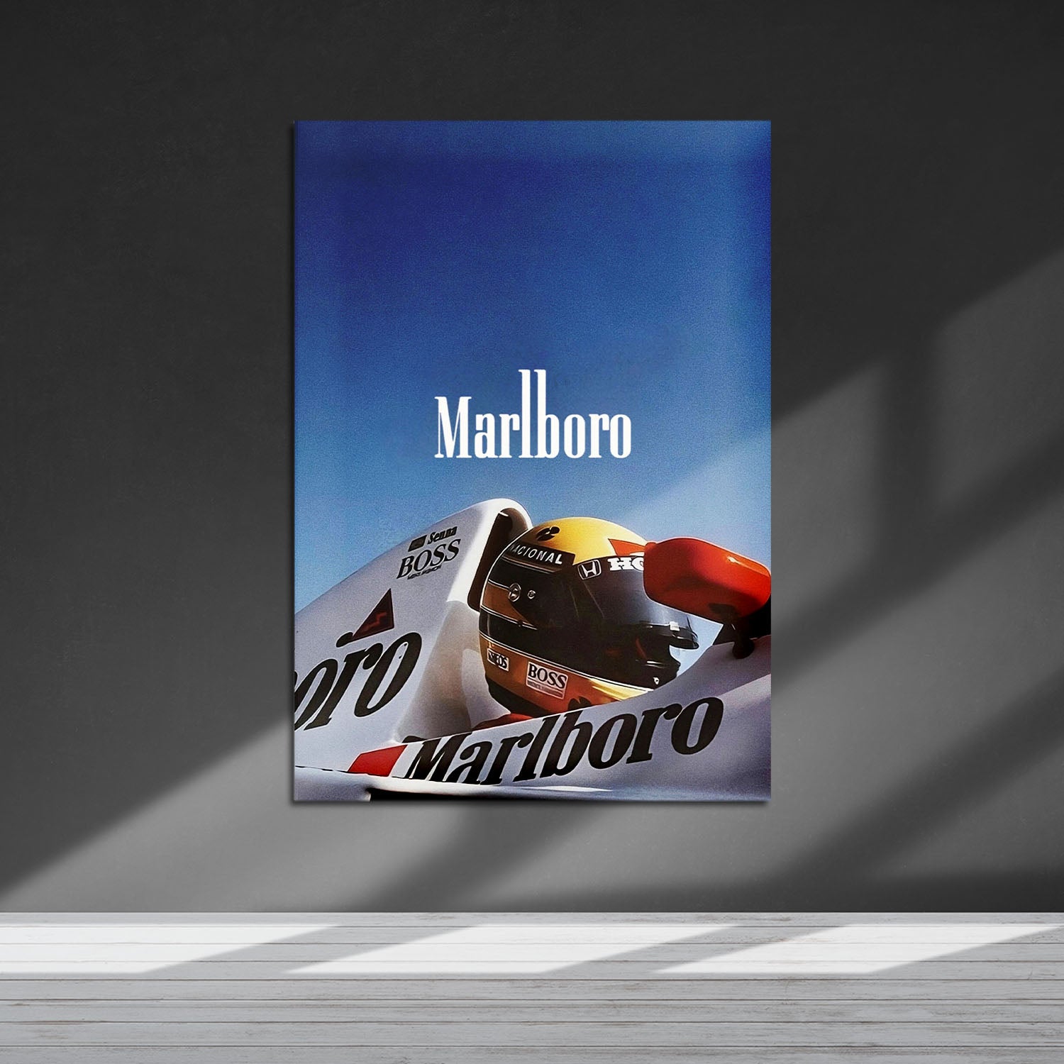 Flex Designs Metal Poster Classic Marlboro F1 5 x 7" Home Goods - Sports  Metal Poster