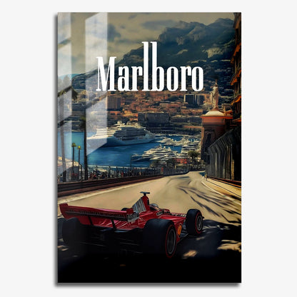 Flex Designs Metal Poster Monaco Formula One 11 x 17" Home Goods - Sports  Metal Poster