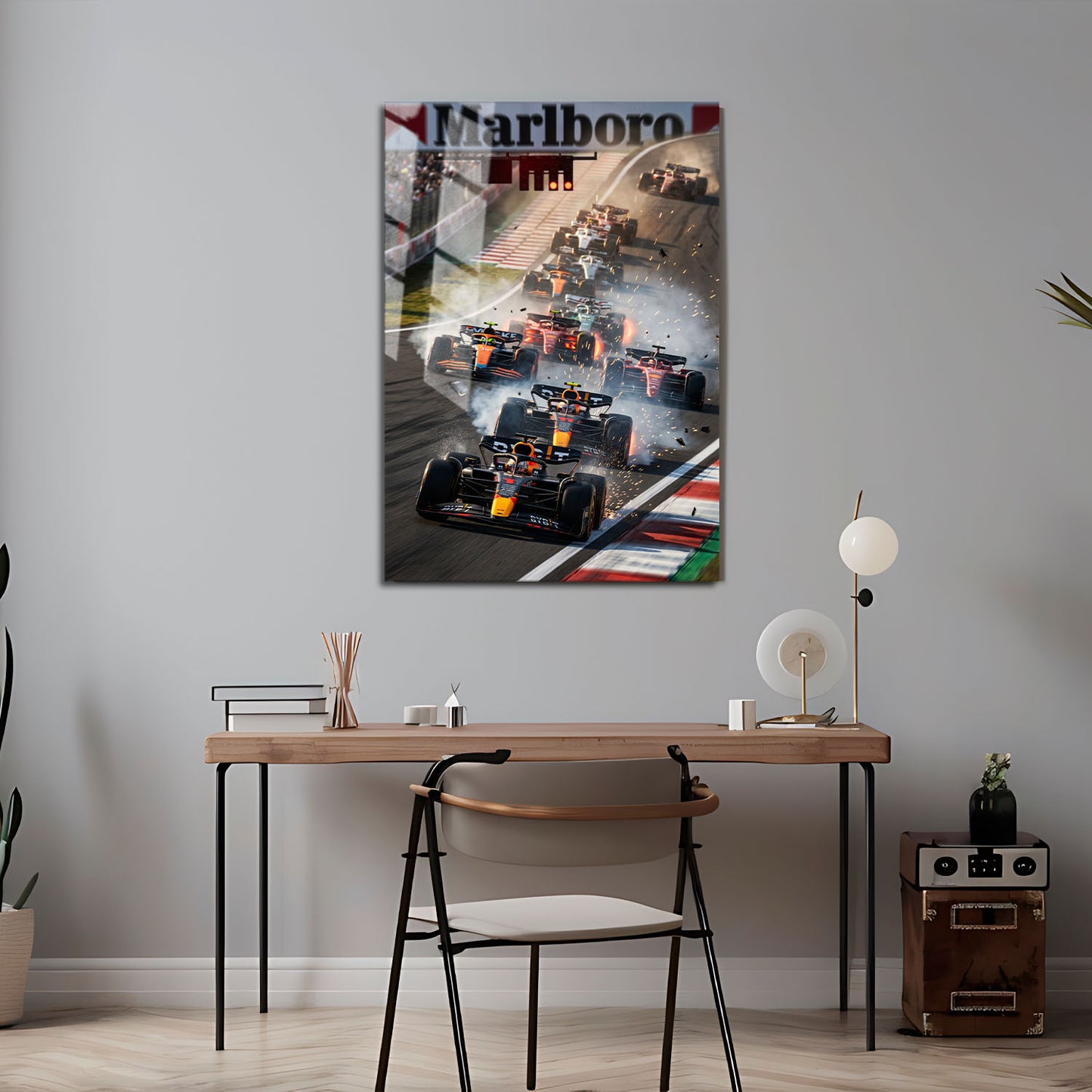 Flex Designs Metal Poster Classic Formula One Race 5 x 7" Home Goods - Sports  Metal Poster