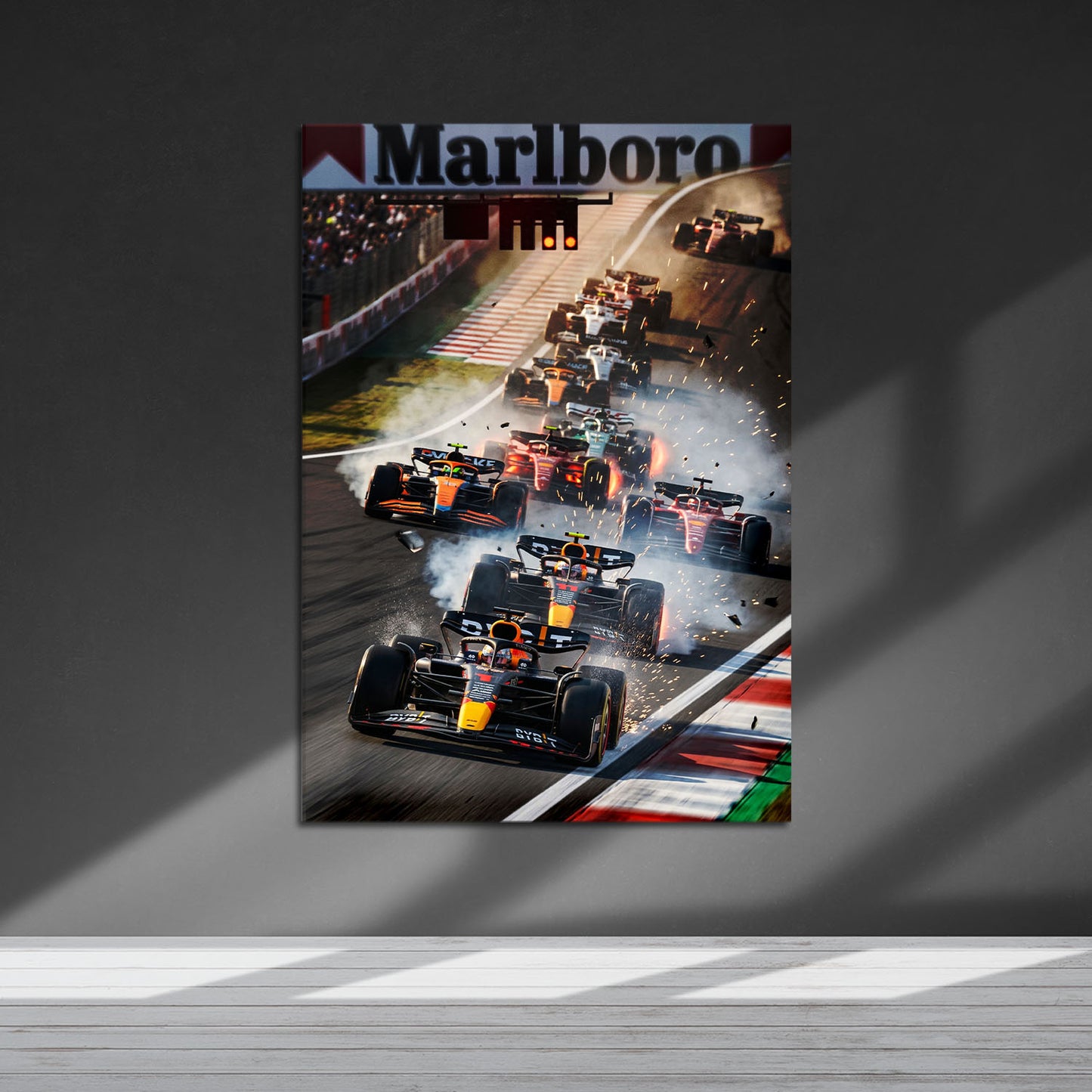 Flex Designs Metal Poster Classic Formula One Race 5 x 7" Home Goods - Sports  Metal Poster