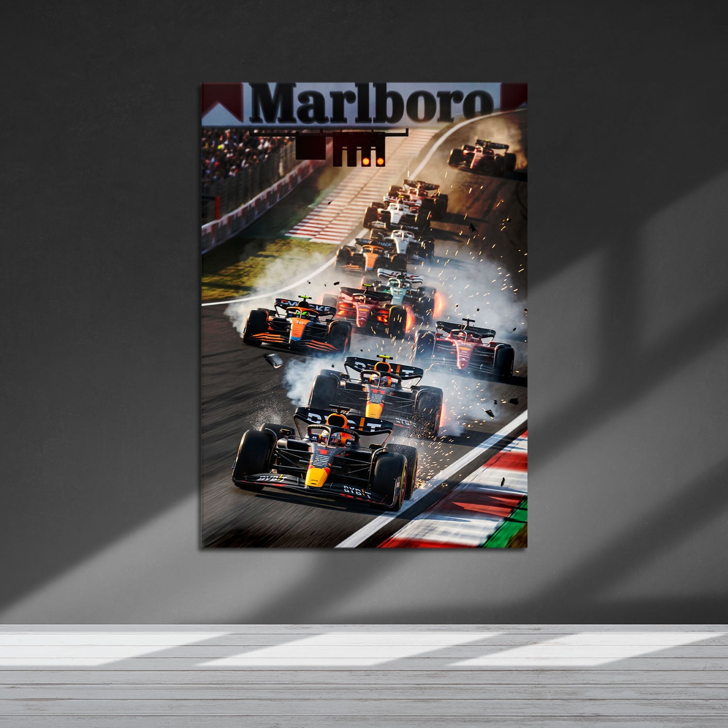 Flex Designs Metal Poster Classic Formula One Race 5 x 7" Home Goods - Sports  Metal Poster