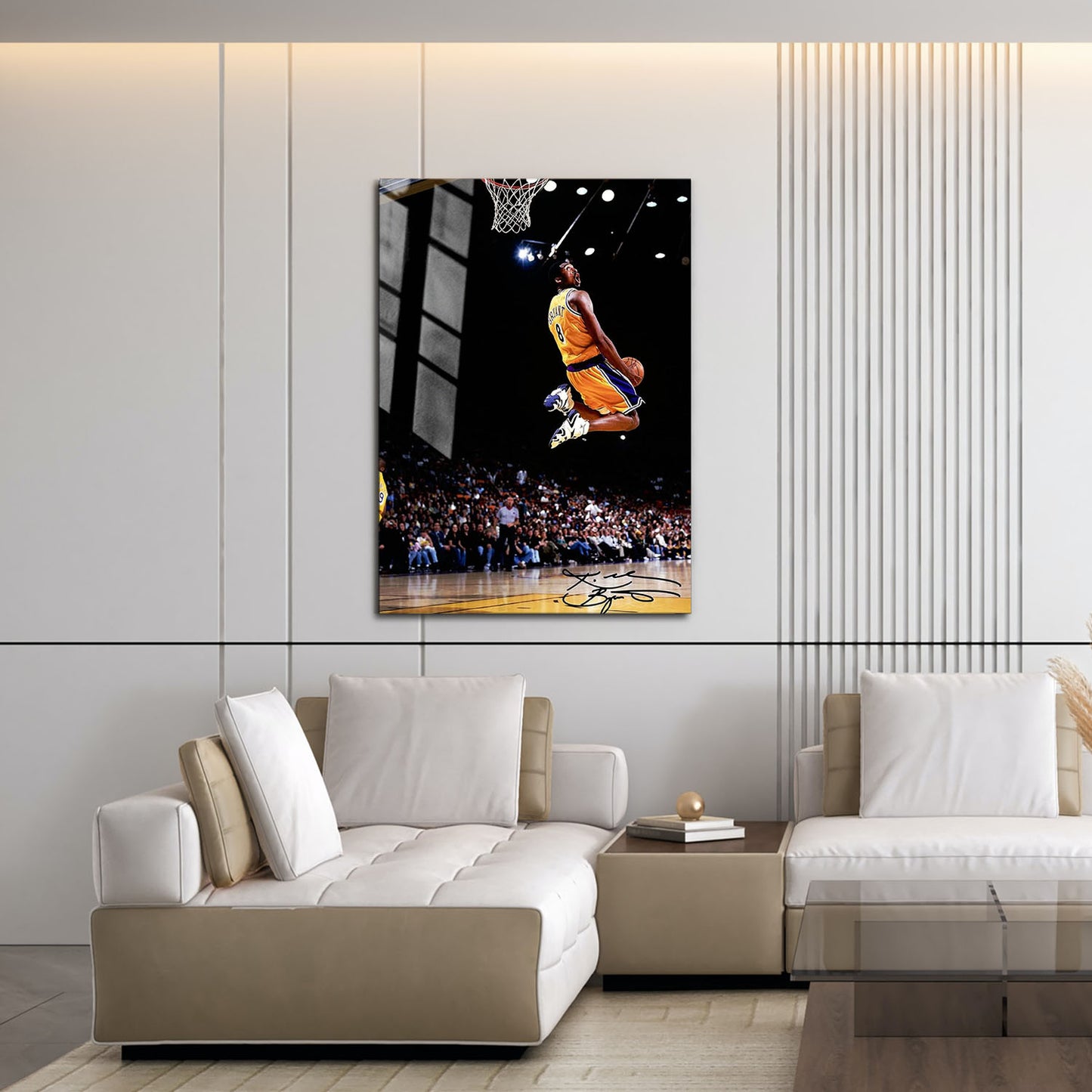 Flex Designs Metal Poster Vintage Kobe Byrant LA Lakers 16 x 24" Home Goods - Sports  Metal Poster