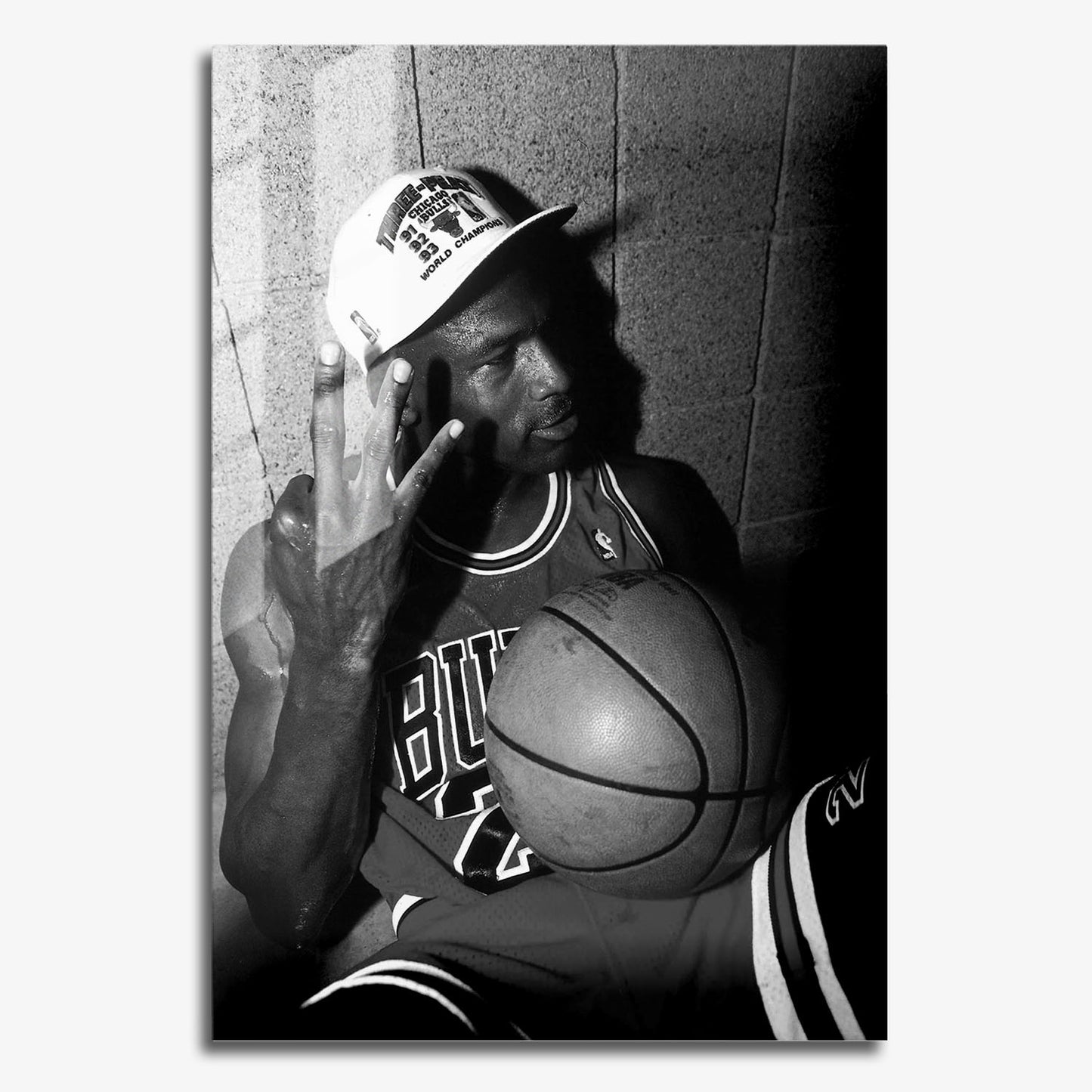 Flex Designs Metal Poster Vintage Michael Jordan Celebration 11 x 17" Home Goods - Sports  Metal Poster