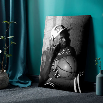 Flex Designs Metal Poster Vintage Michael Jordan Celebration 24 x 36" Home Goods - Sports  Metal Poster