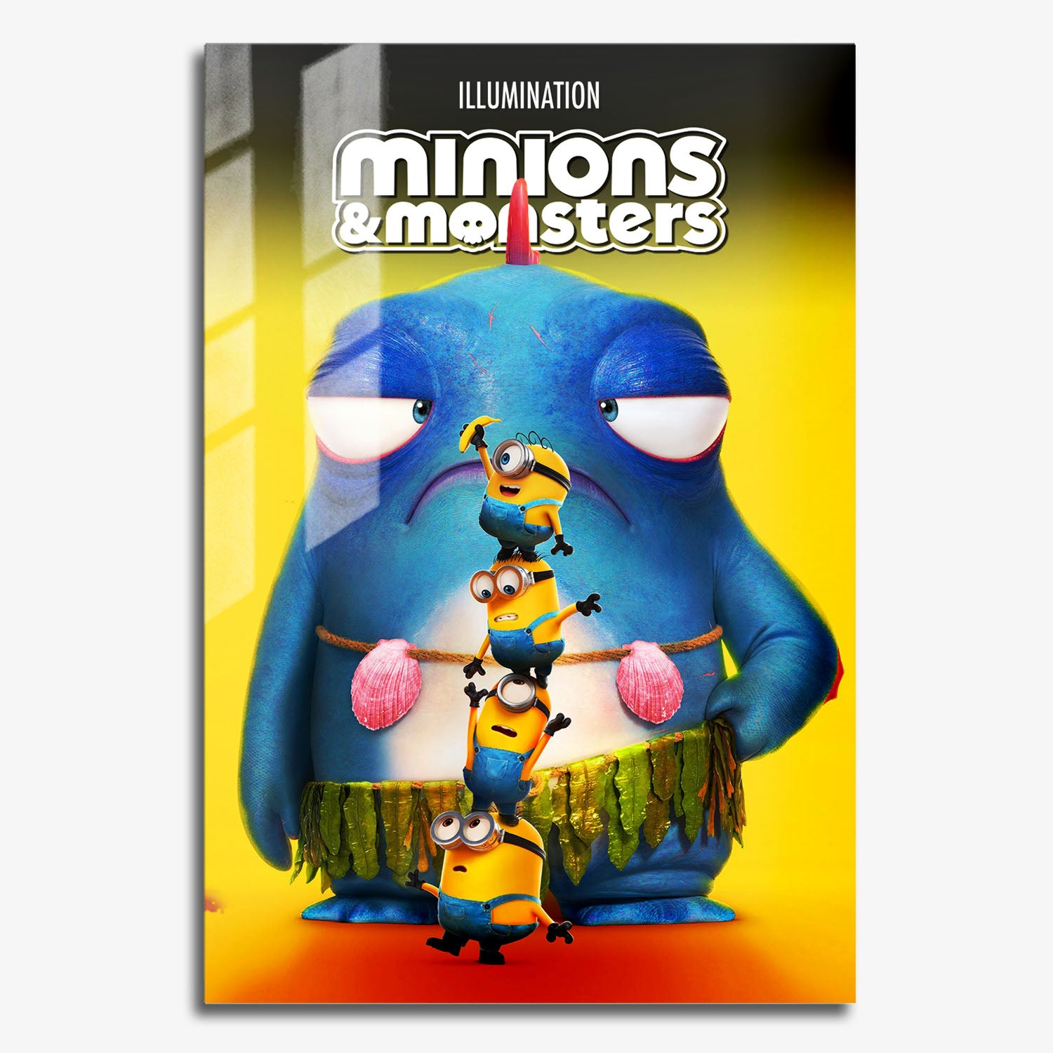 Flex Designs Metal Poster Minions & Monsters Theatrical 11 x 17" Home Goods - Movie 2026 Movie Metal Poster