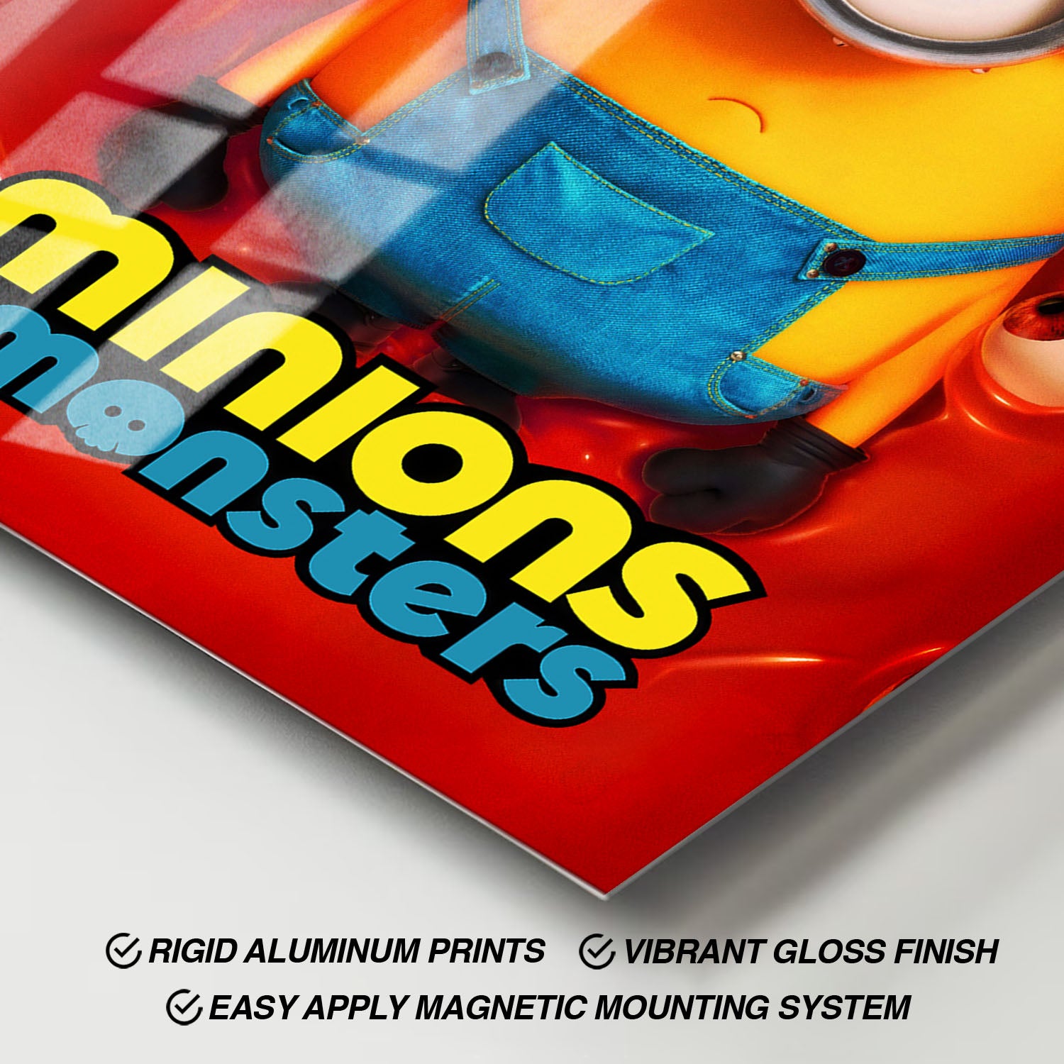 Flex Designs Metal Poster Minions & Monsters 11 x 17" Home Goods - Movie 2026 Movie Metal Poster