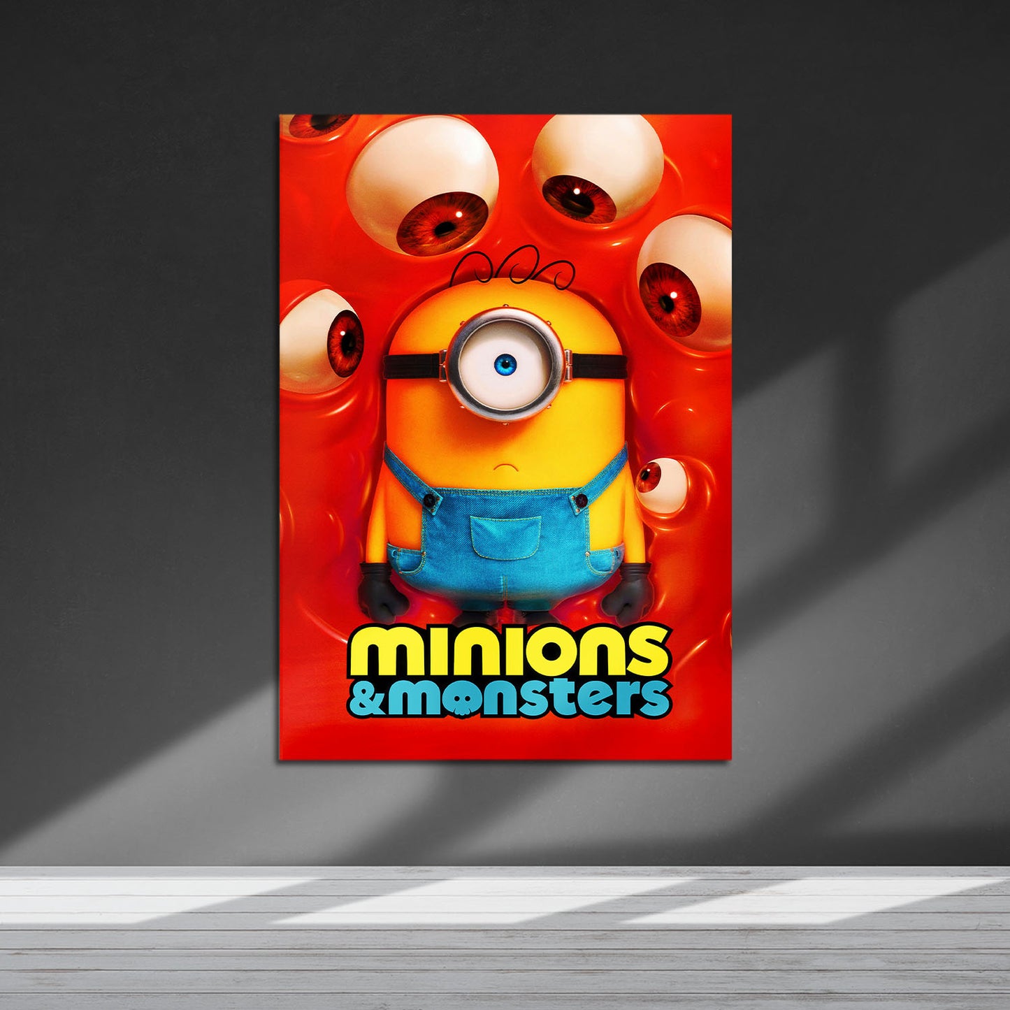 Flex Designs Metal Poster Minions & Monsters 5 x 7" Home Goods - Movie 2026 Movie Metal Poster