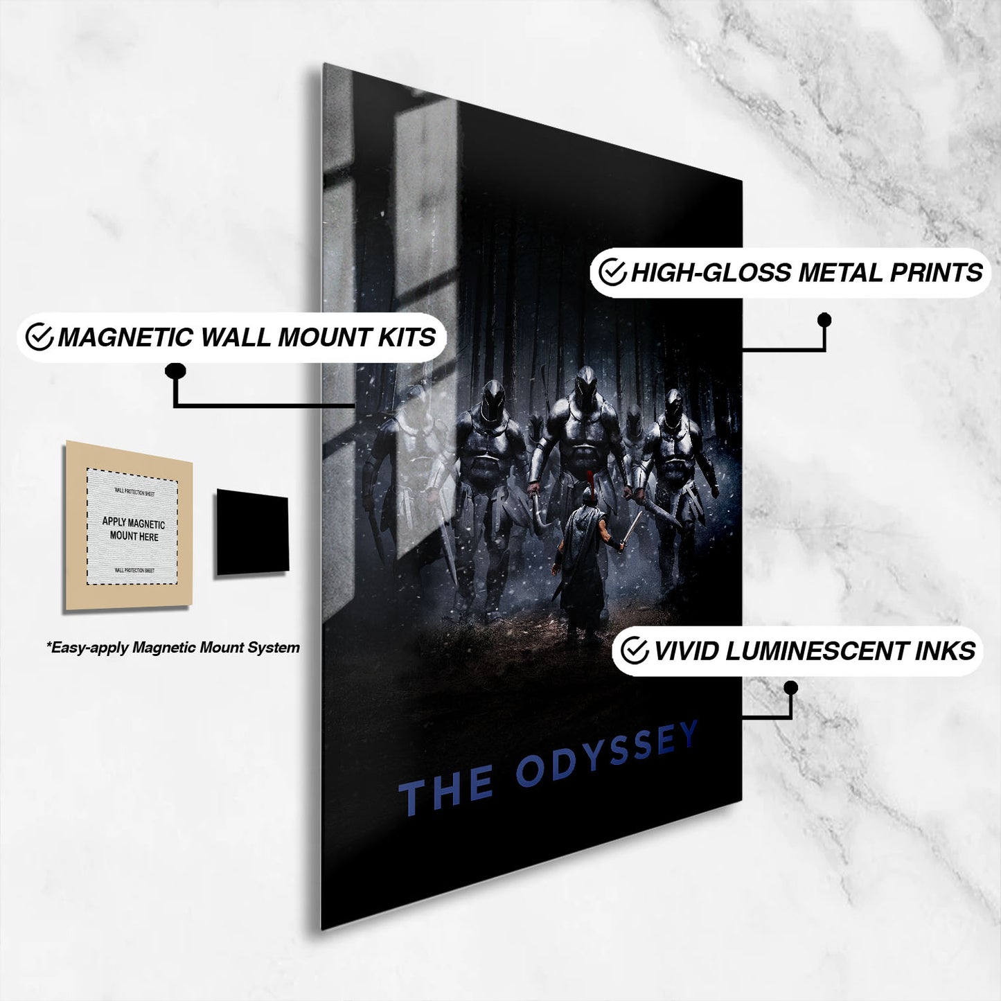 Flex Designs Metal Poster The Odyssey Cinematic 16 x 24" Home Goods - Movie 2026 Movie Metal Poster